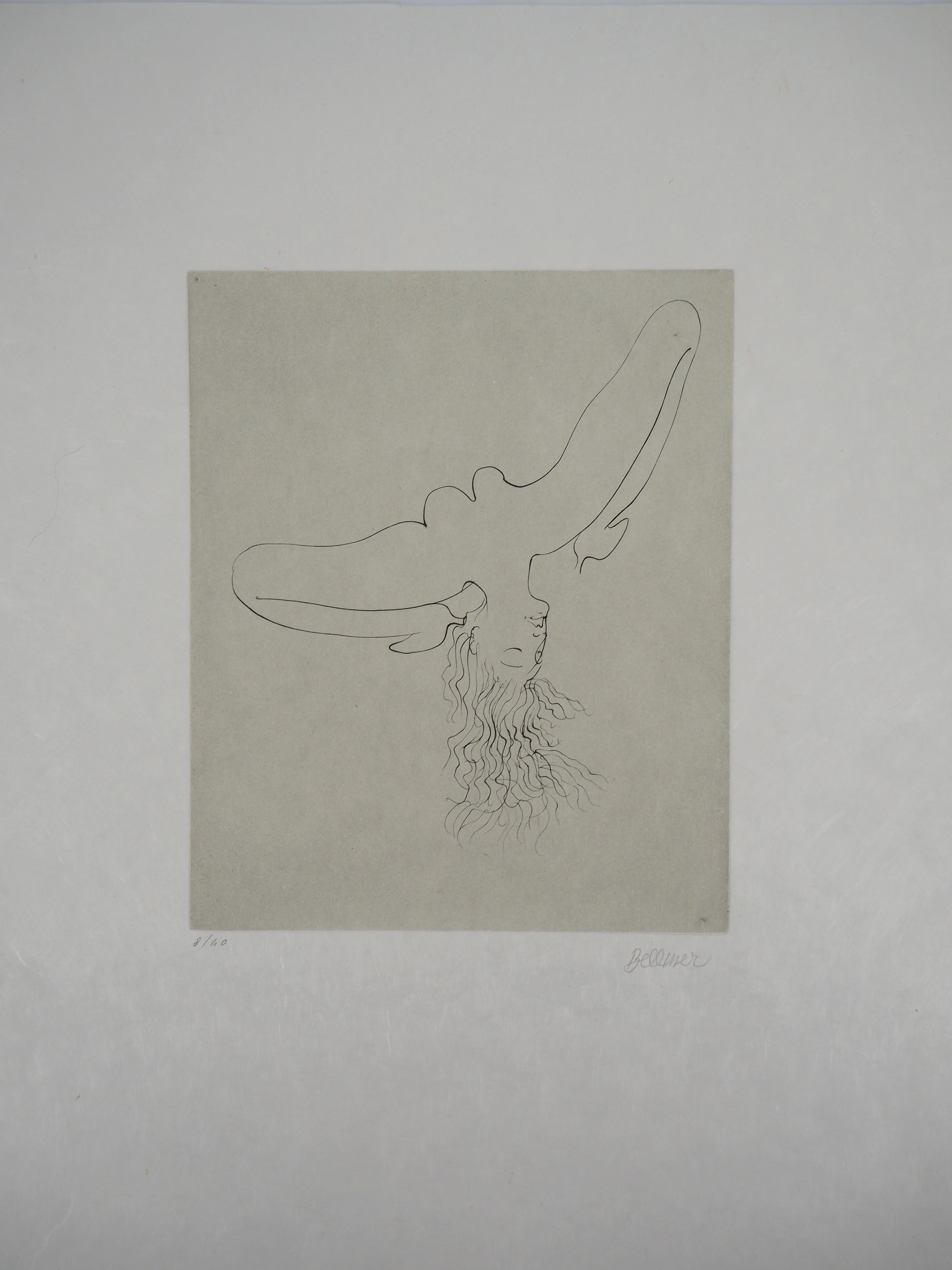 Hans BELLMER - Femme en extrase, 1973, Gravure signée et numérotée