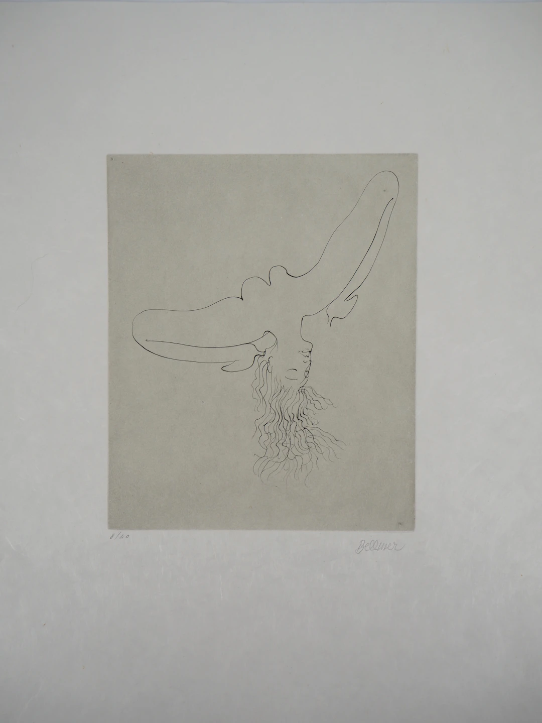 Hans BELLMER - Femme en extrase, 1973, Gravure signée et numérotée