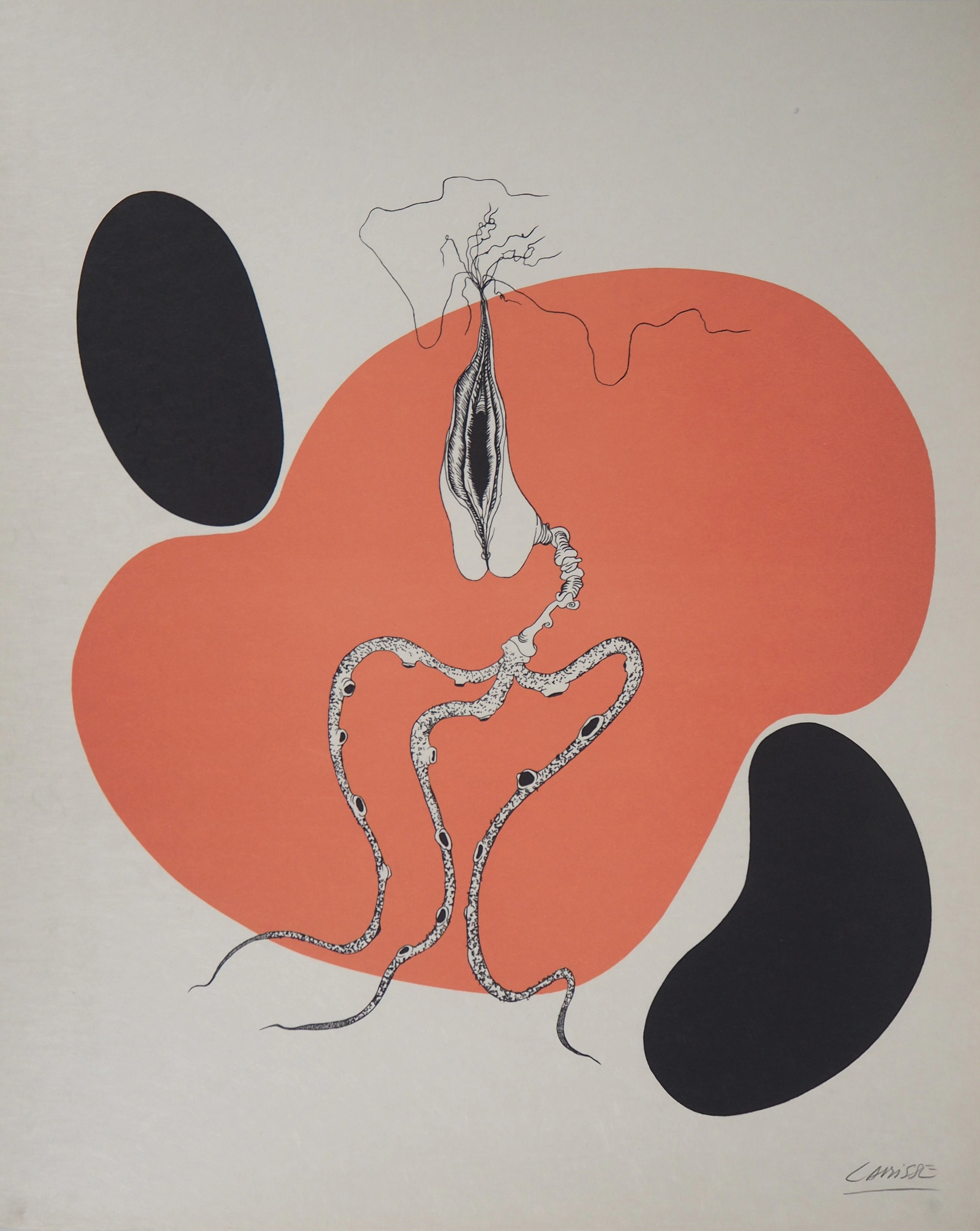 Félix LABISSE : Le Cherche, Midi, Lithographie originale signée