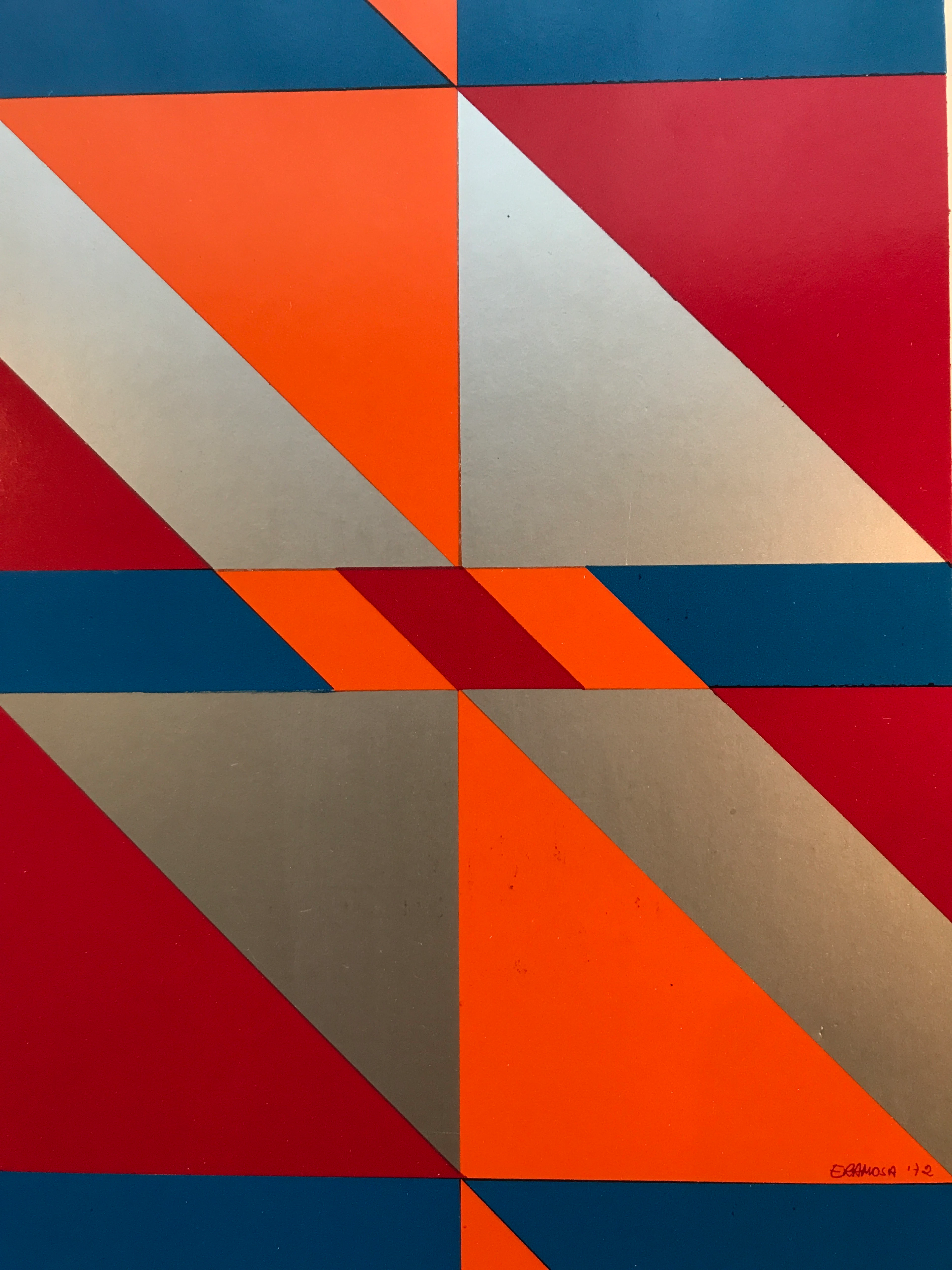 Edval RAMOSA - Studio per gli elementi originari - Sérigraphie signée