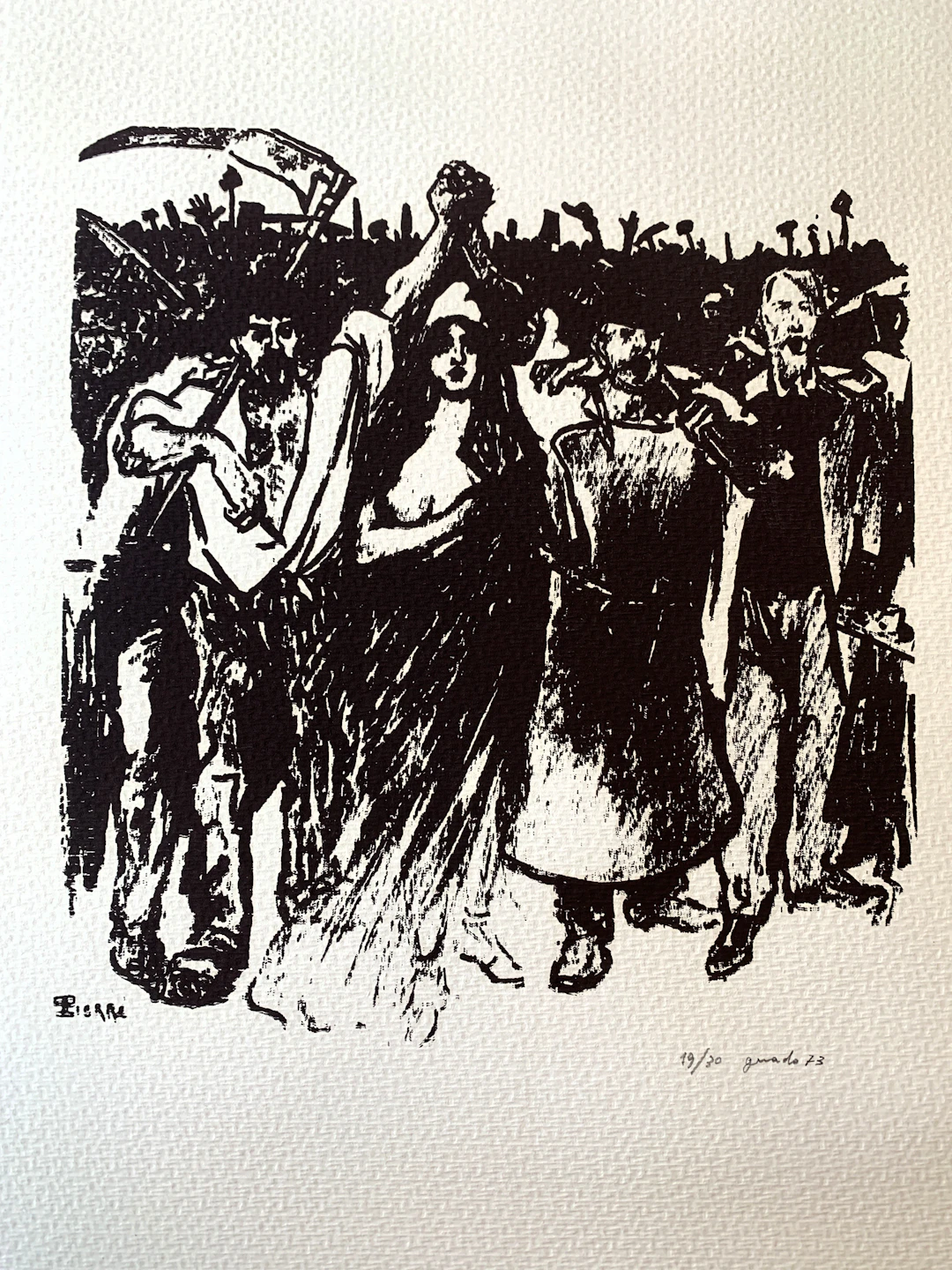 Théophile STEINLEN - La Carmagnole, lithographie