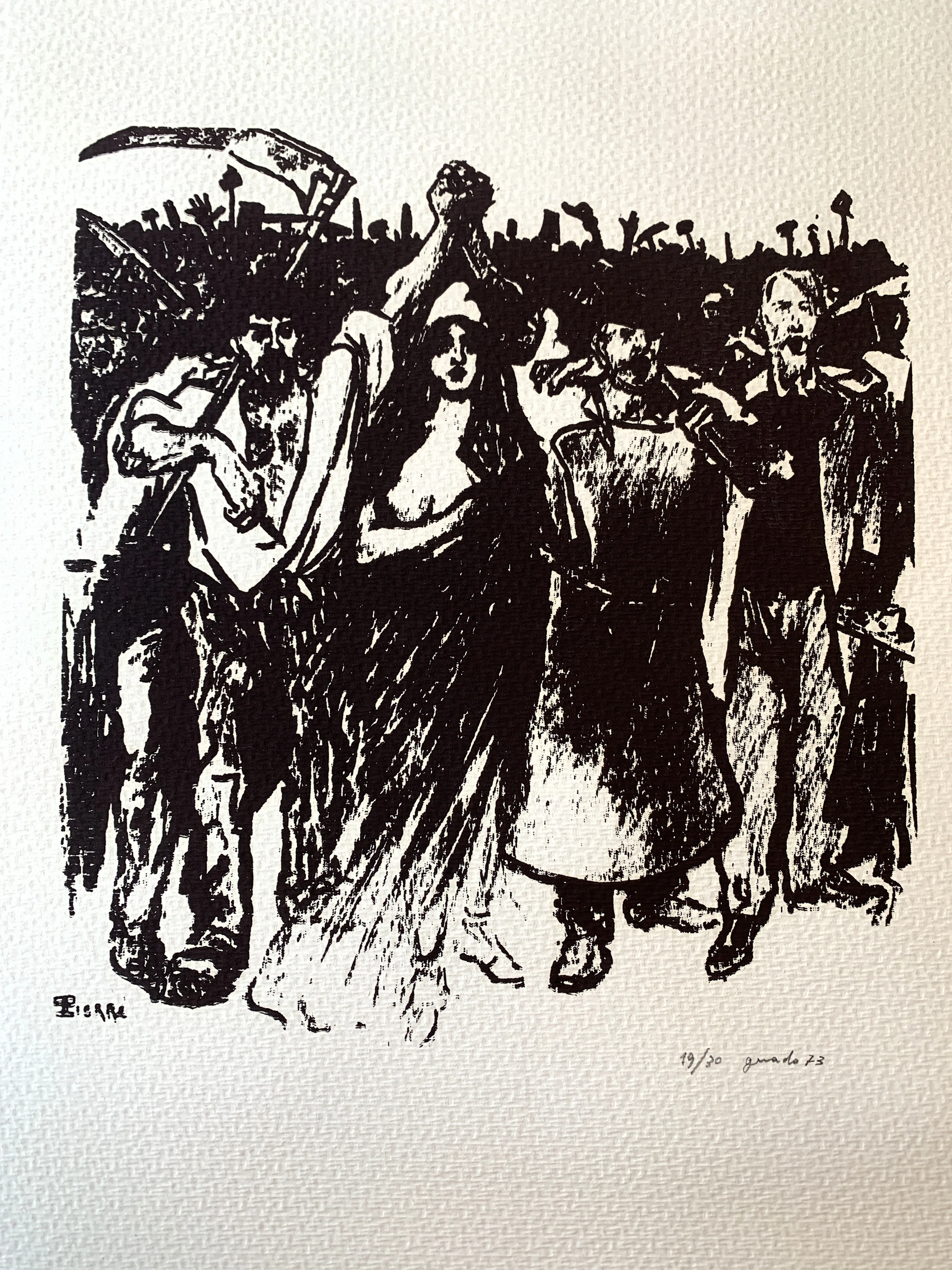 Théophile STEINLEN - La Carmagnole, lithographie
