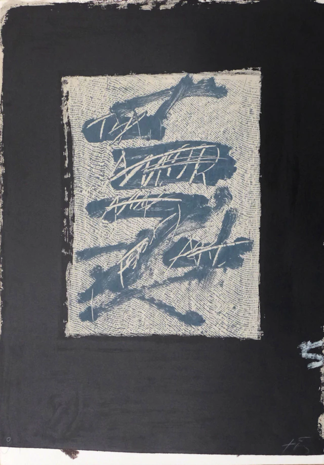 Antoni TAPIES - Llambrec 17, 1975, lithographie