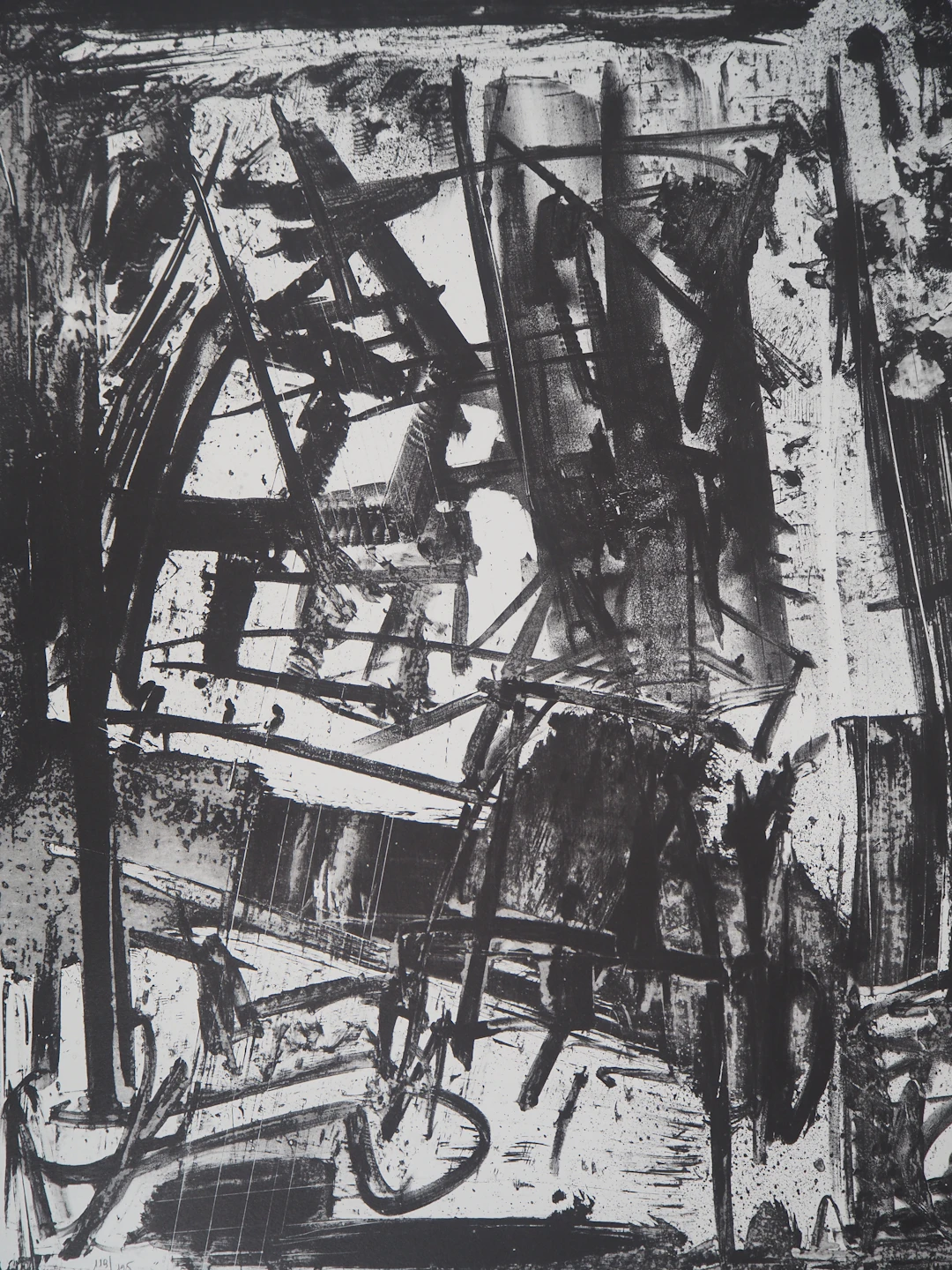 Emilio VEDOVA - Il Circulo de Piedra, 1970 - Lithographie originale