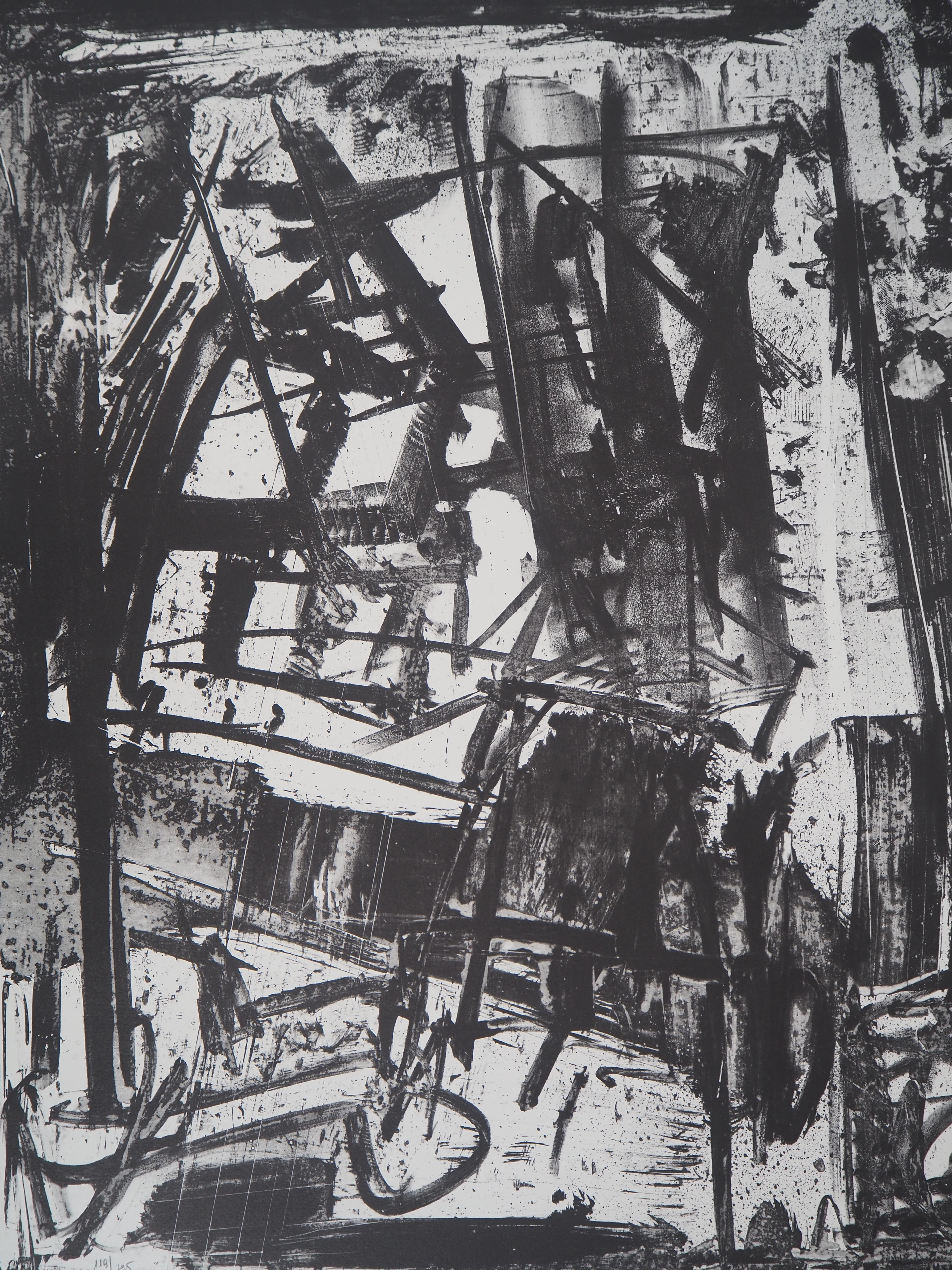 Emilio VEDOVA - Il Circulo de Piedra, 1970 - Lithographie originale