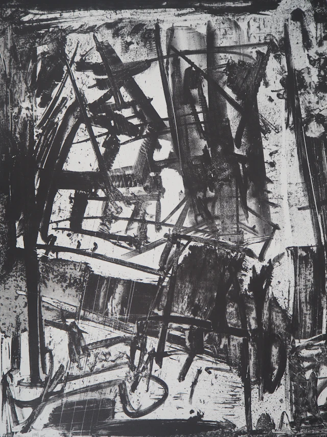 Emilio VEDOVA - Il Circulo de Piedra, 1970 - Lithographie originale