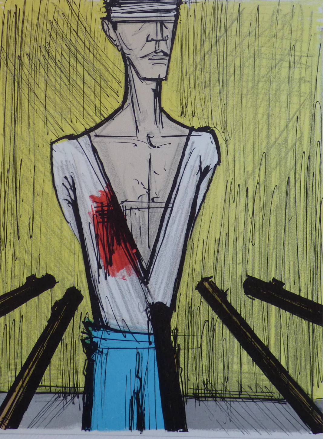 Bernard BUFFET - L’Exécution, 1960 - Lithographie originale