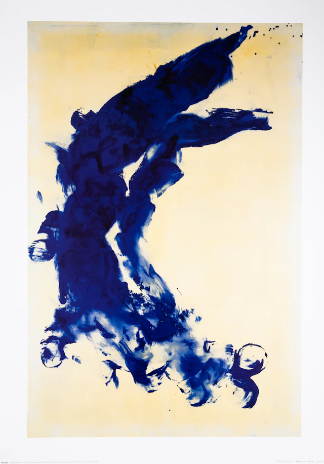 Yves KLEIN (d’après) Anthropométrie - Affiche originale en couleurs