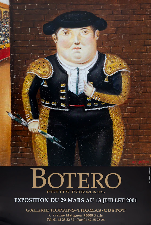 Fernando BOTERO : Torero - Affiche originale signée