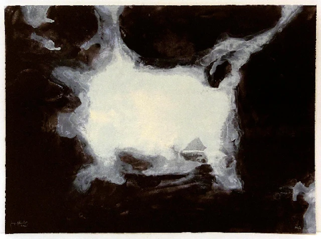 Jorge POMBO - Ciegos 2, lithographie signée et numérotée