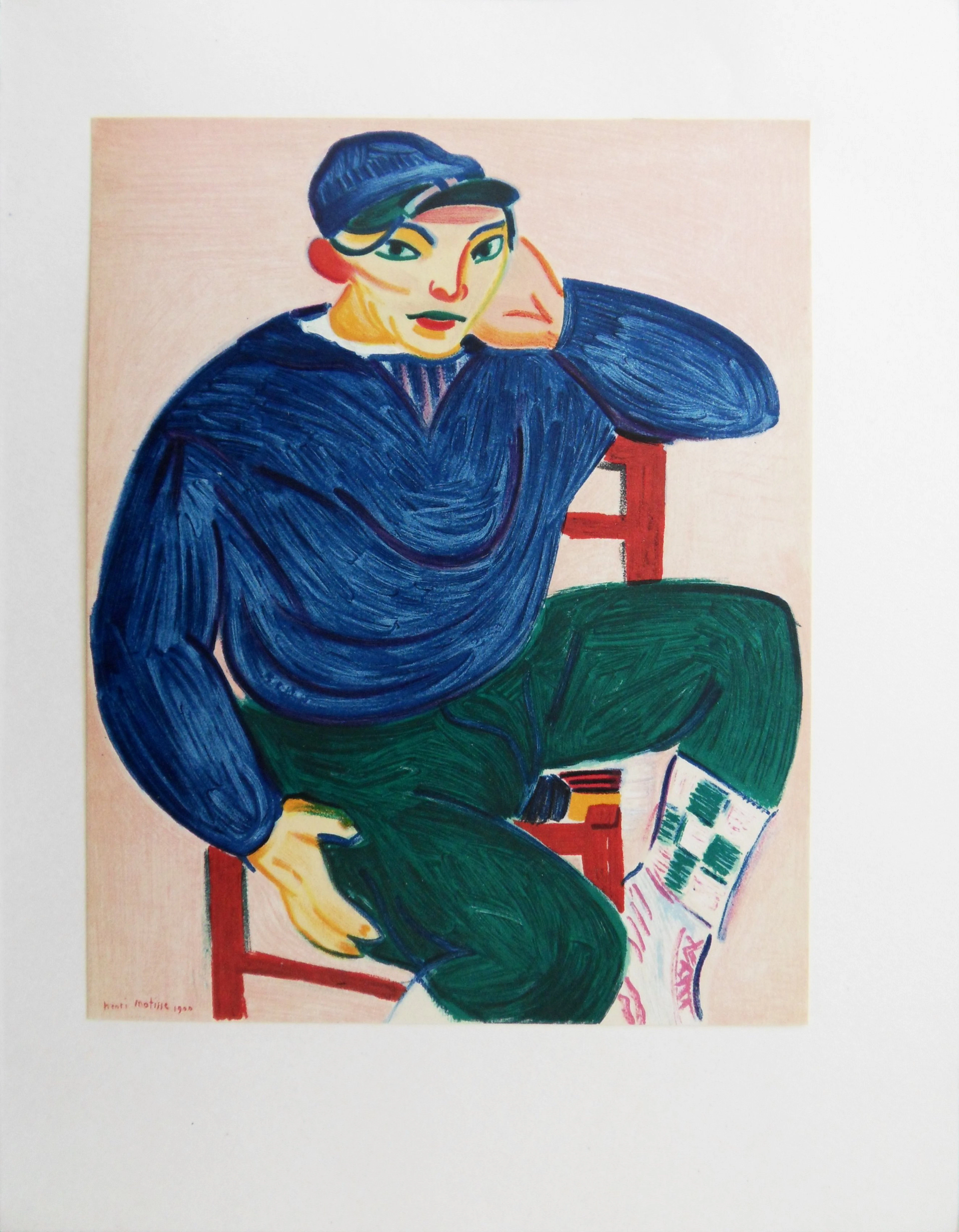 Henri MATISSE (d’après) - Le jeune matelot - Lithographie signée