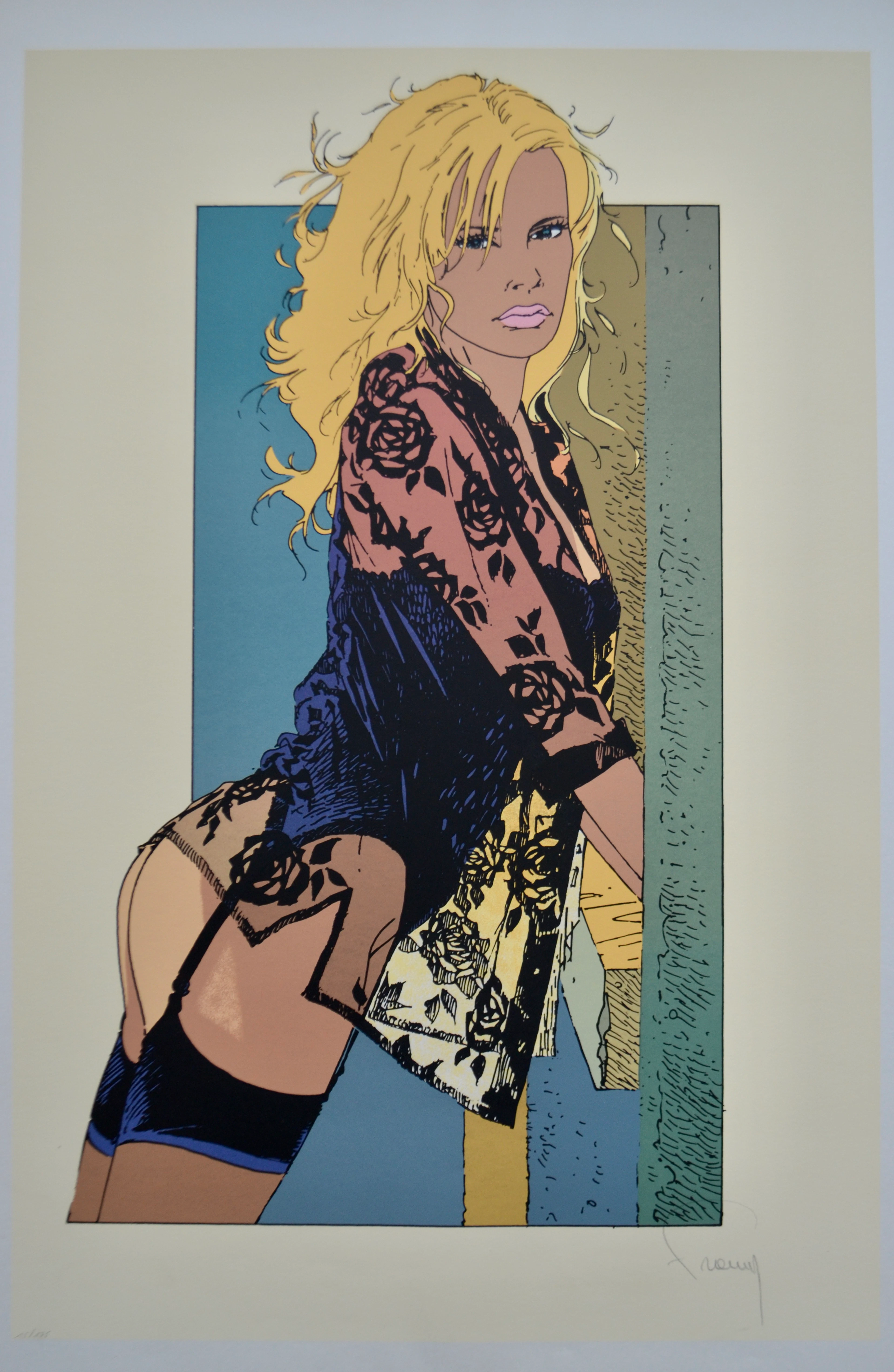 Francq - De groot - Pin up - Sérigraphie