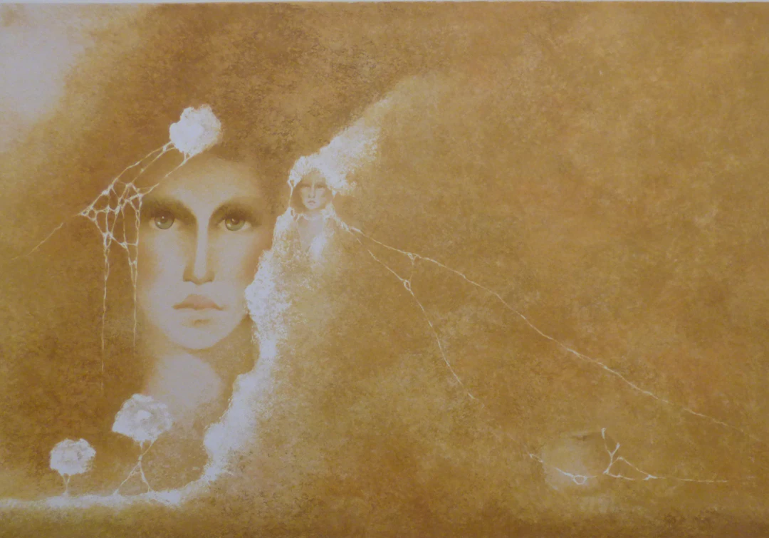 Pierre PETIT - La femme aux deux visages, c.1980 - Lithographie originale