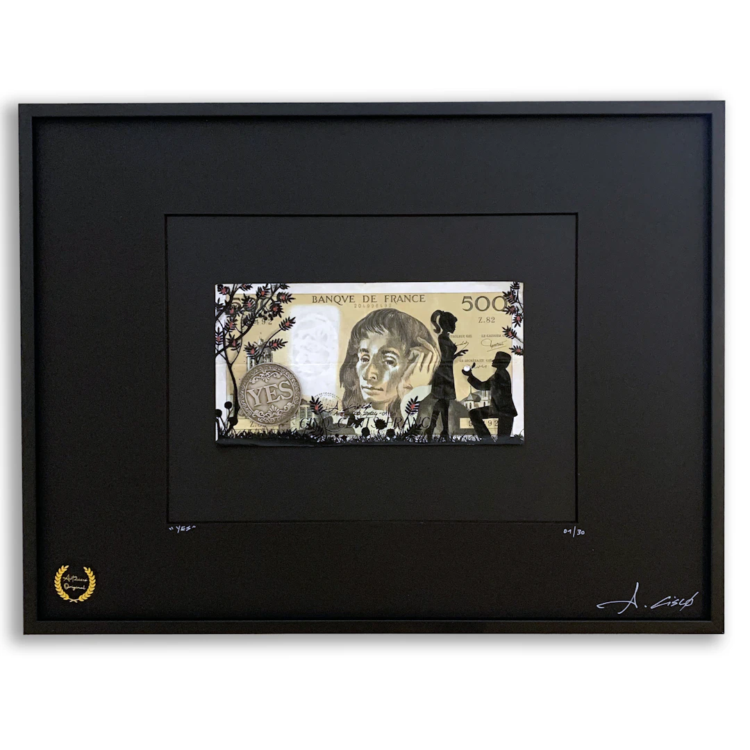 Cisco - Yes, 2026 - Acrylique sur billet