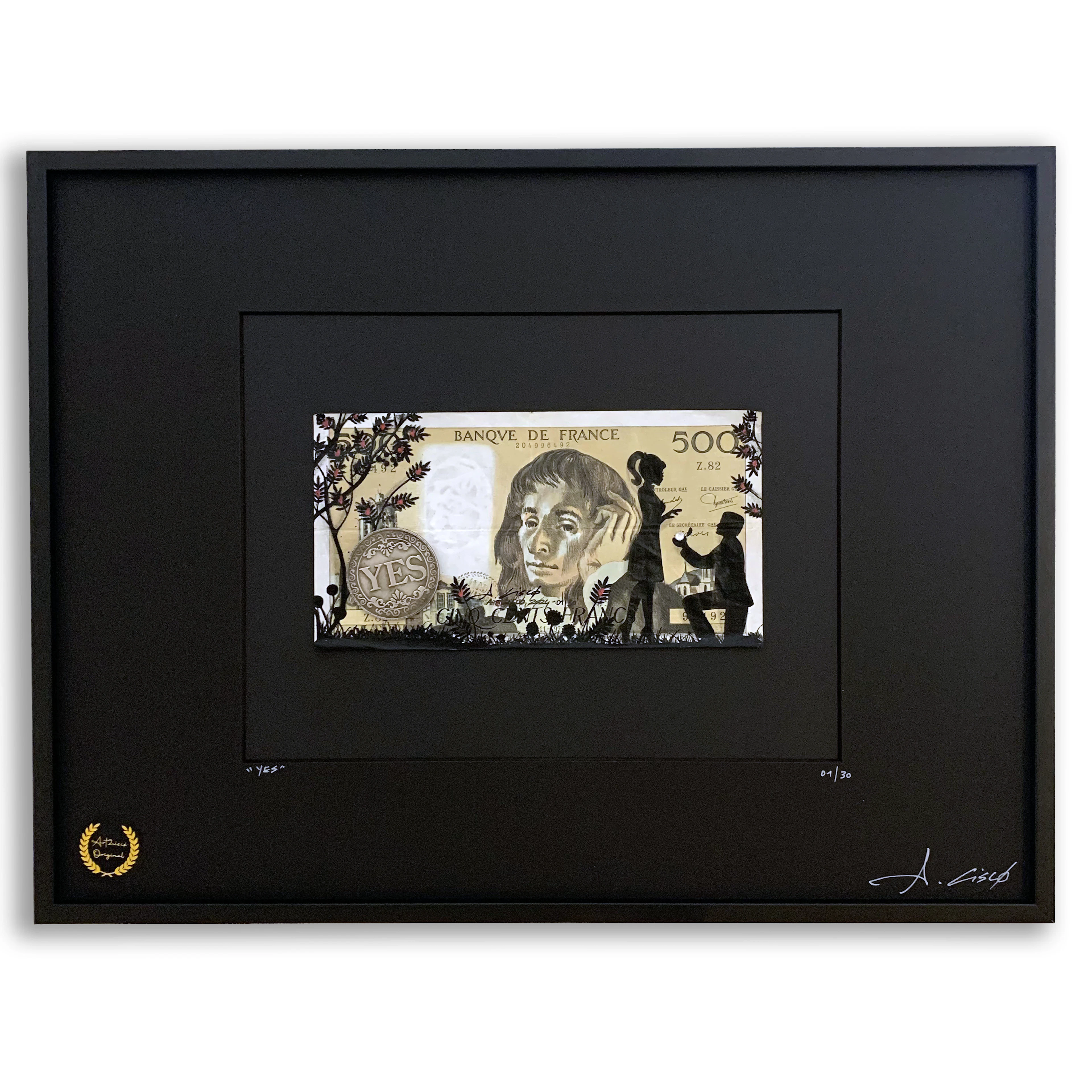 Cisco - Yes, 2026 - Acrylique sur billet