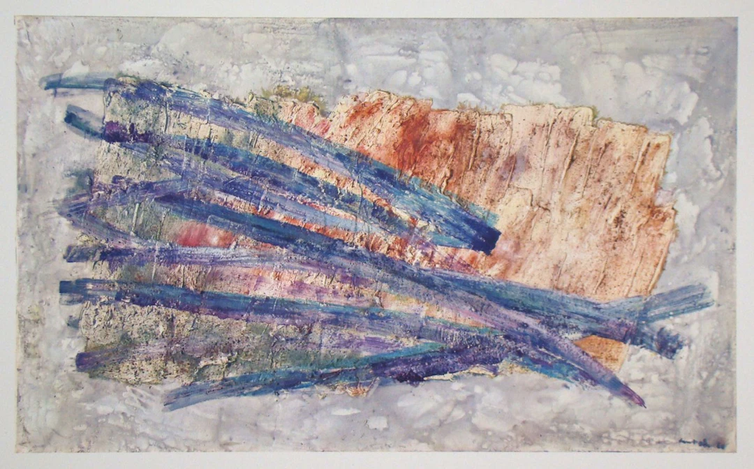 Jean FAUTRIER (d'après) - Tout sauf l'amour, 1963 - Lithographie offset