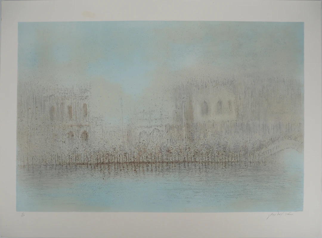 Jean-David SABAN : Venise - Lithographie originale Signée