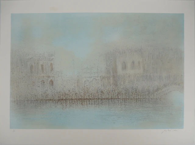 Jean-David SABAN : Venise - Lithographie originale Signée