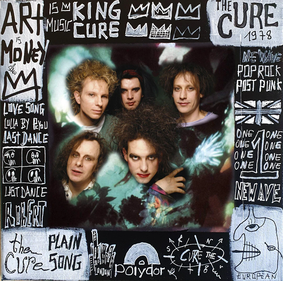 SPACO - The CURE , 2025 Technique mixte sur toile