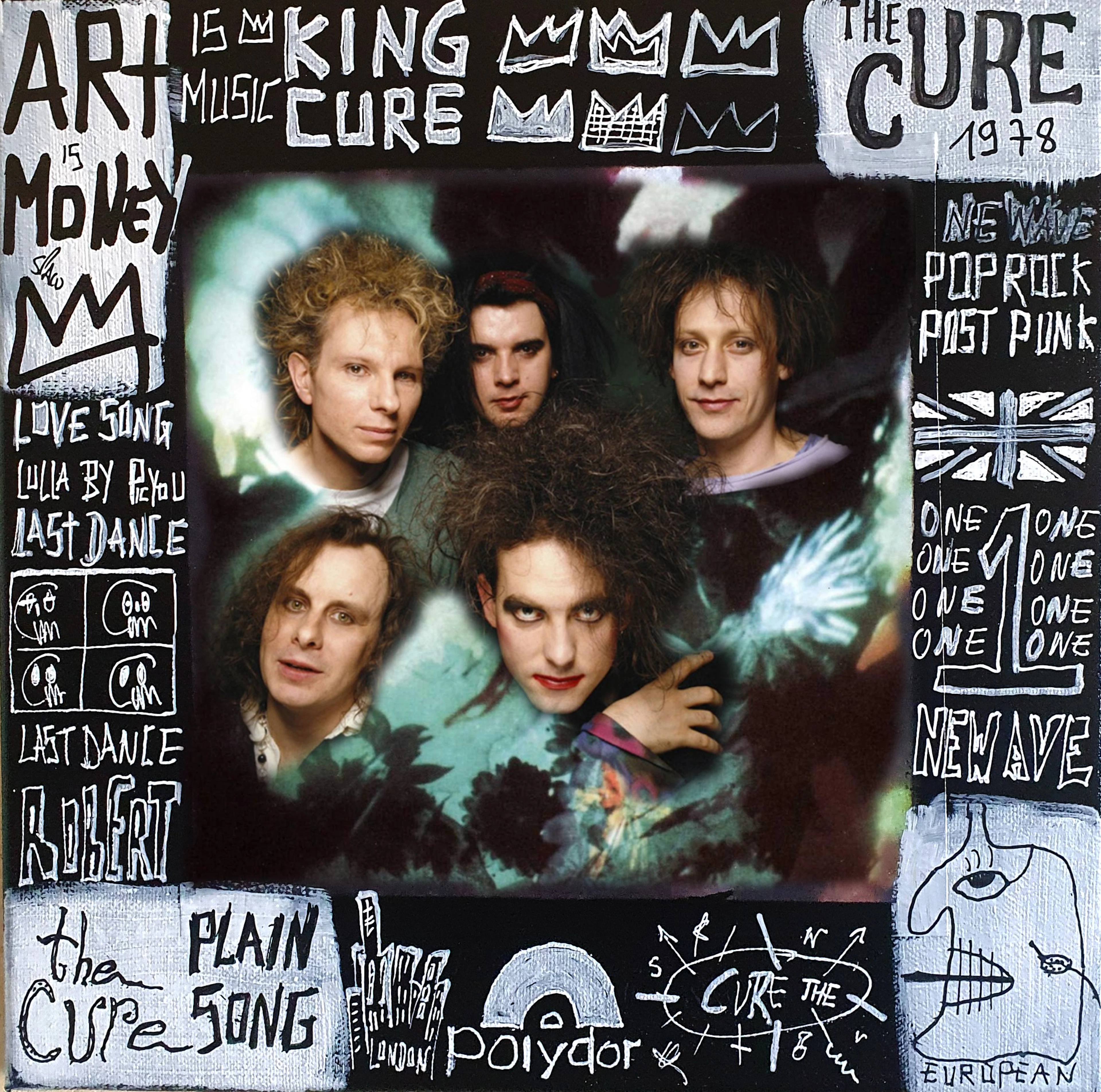 SPACO - The CURE , 2025 Technique mixte sur toile