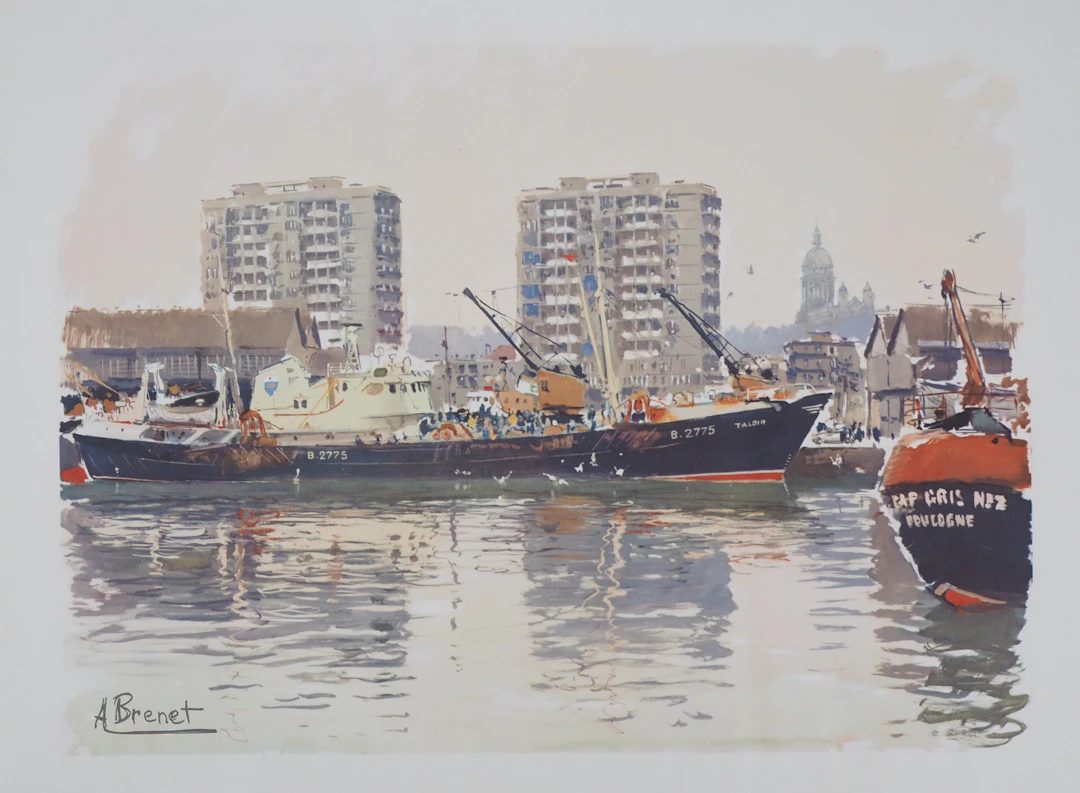 Albert BRENET : Bretagne : Coutumes, Marines et Paysages, 1977 - Pochette
