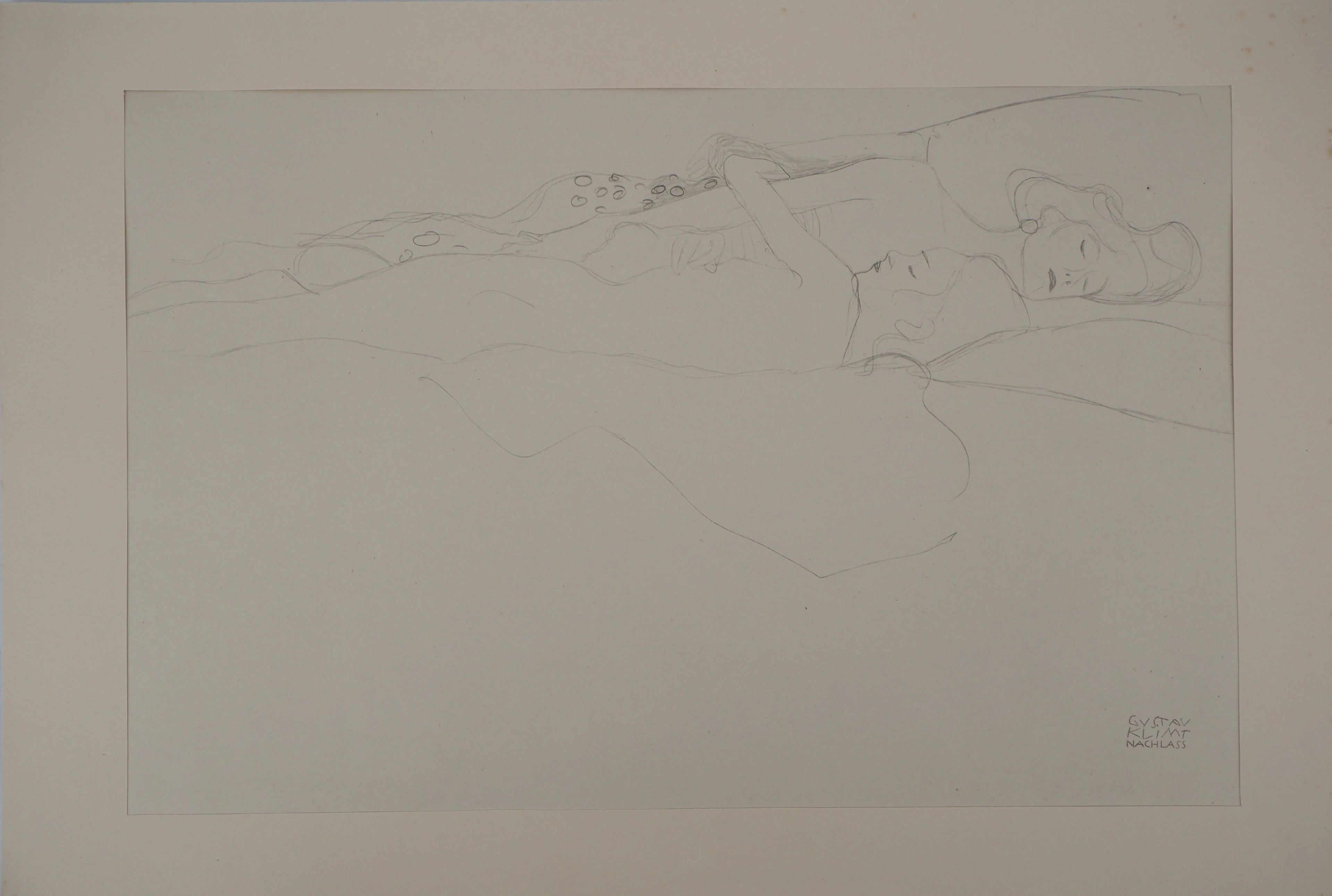 Gustav KLIMT : L’étreinte - lithographie signée, 1919