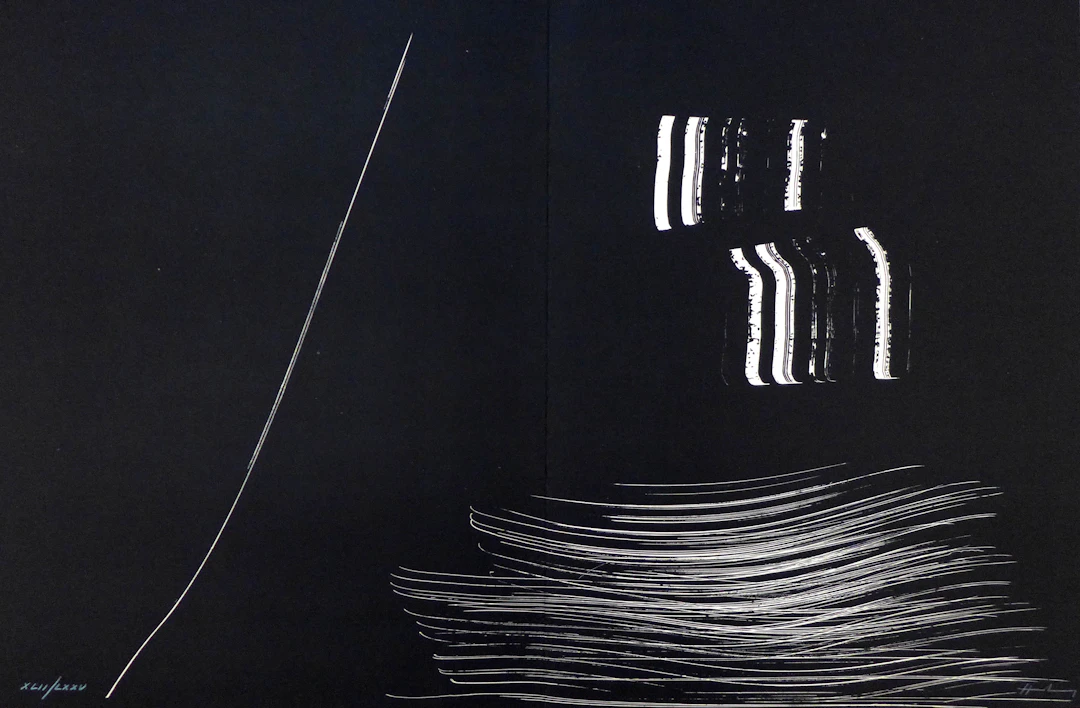 Hans HARTUNG - Farandole IV 1971 - Lithographie originale signée au crayon