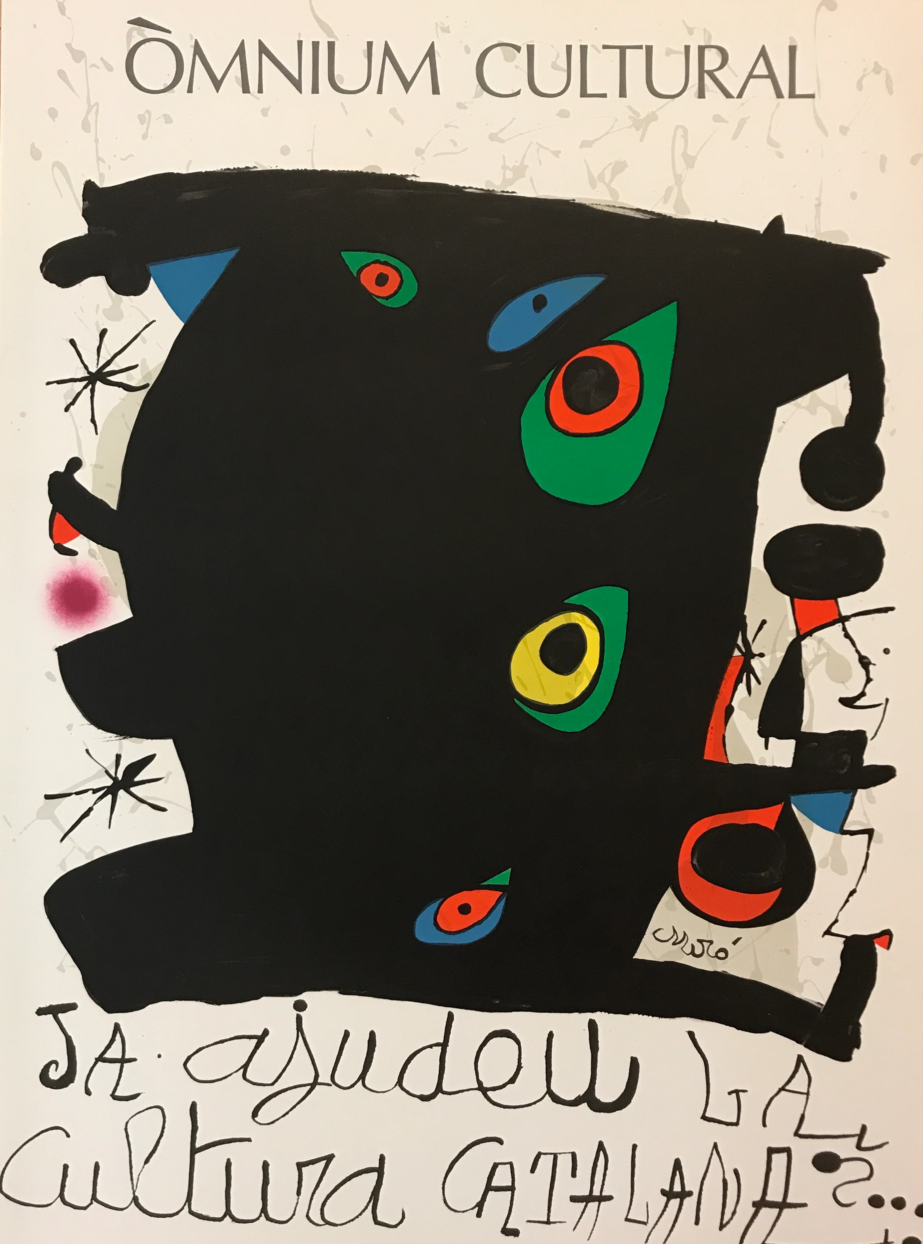 Joan MIRO - Omnium cultural, 1974 - Affiche lithographique