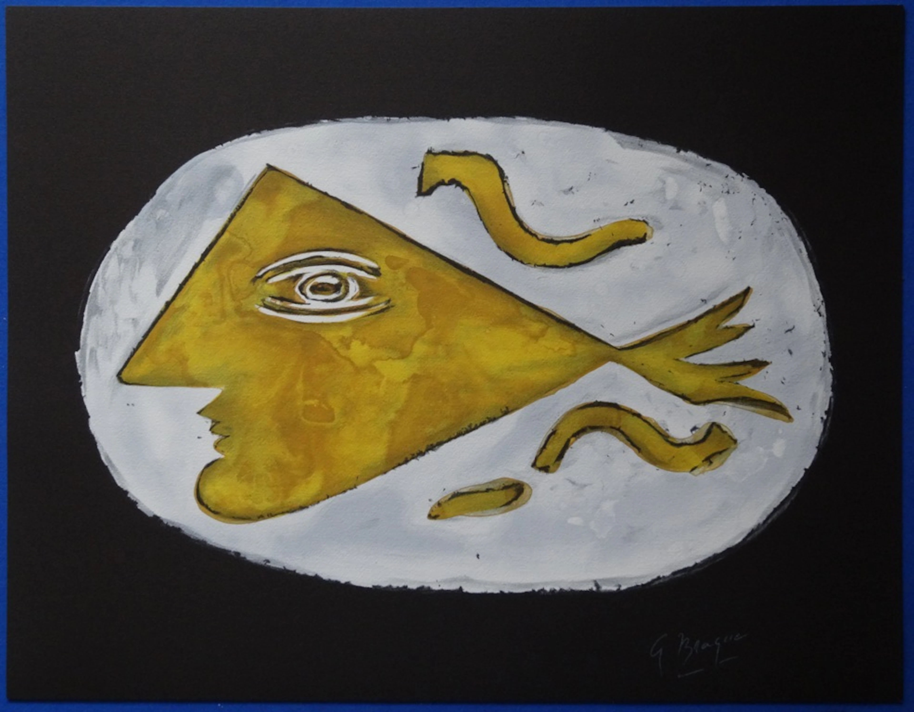Georges BRAQUE (d’après) - Profil grec - Lithographie signée