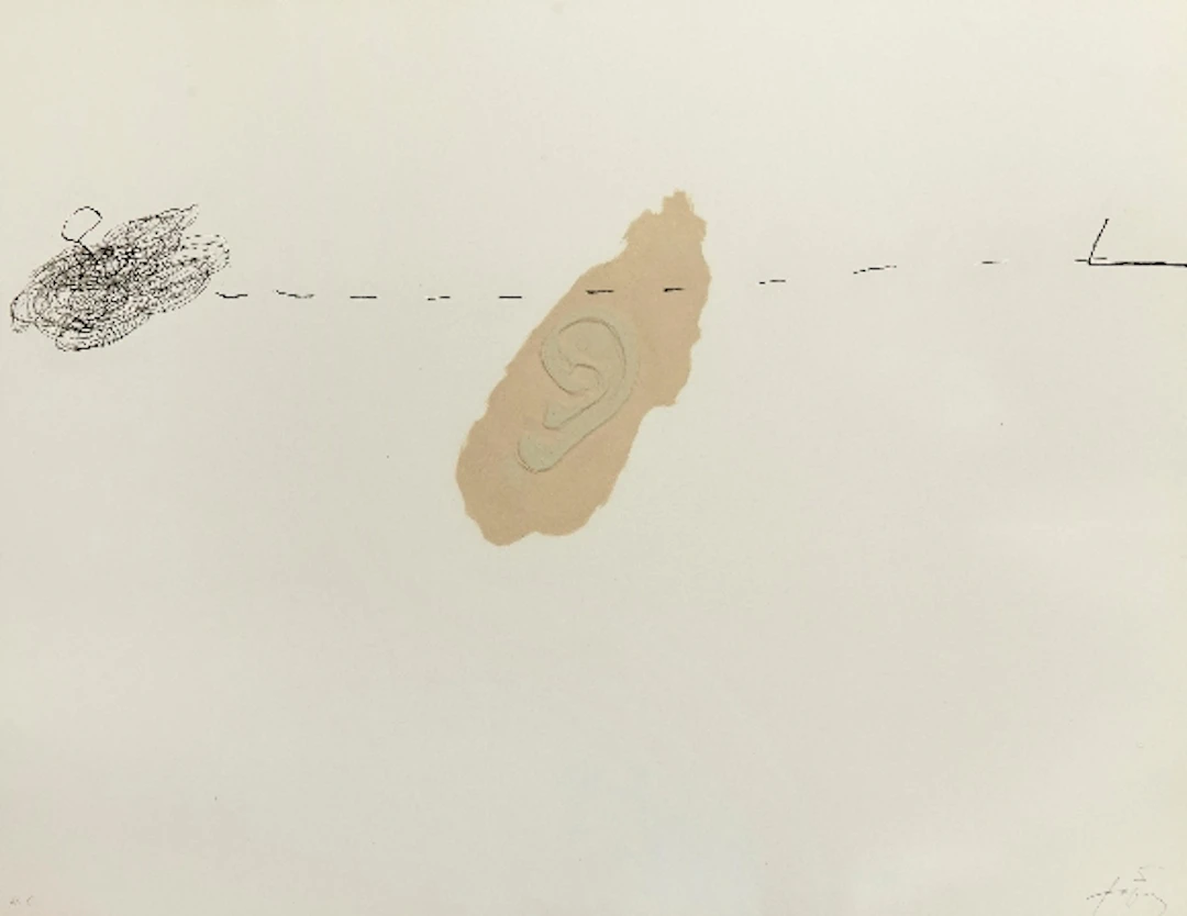 Antoni TAPIES - Orella, Gravure signée et numérotée