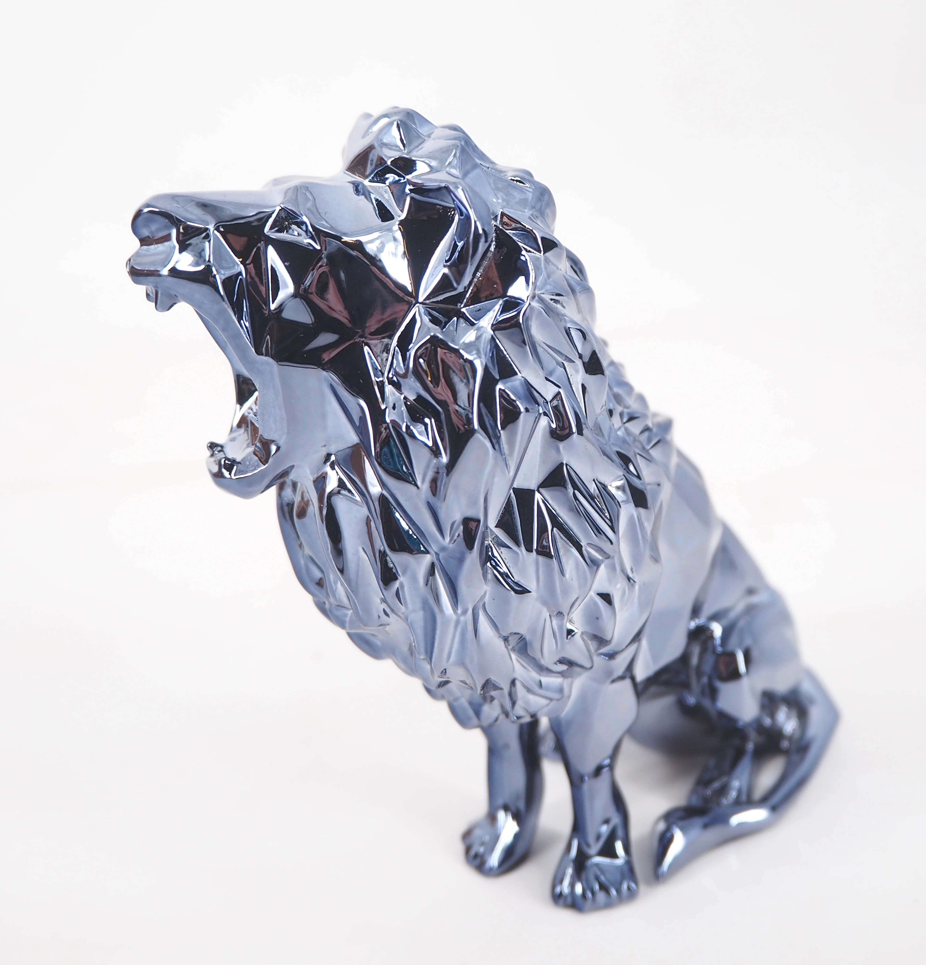 Richard ORLINSKI : Lion Spirit (Silver edition) - Sculpture originale