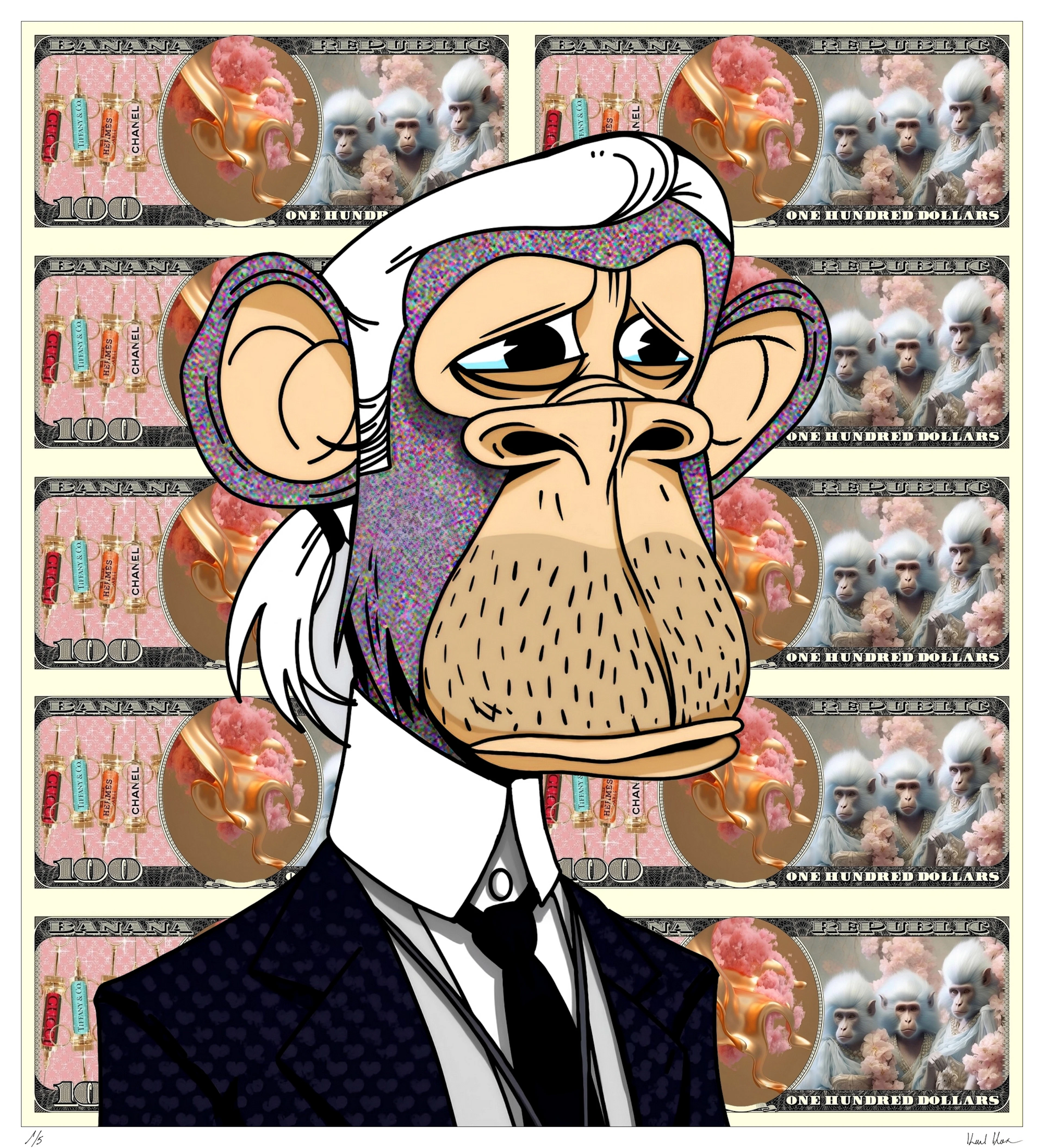 Karl Kox -Banana Republic #106, 2024 - Tirage pigmentaire original