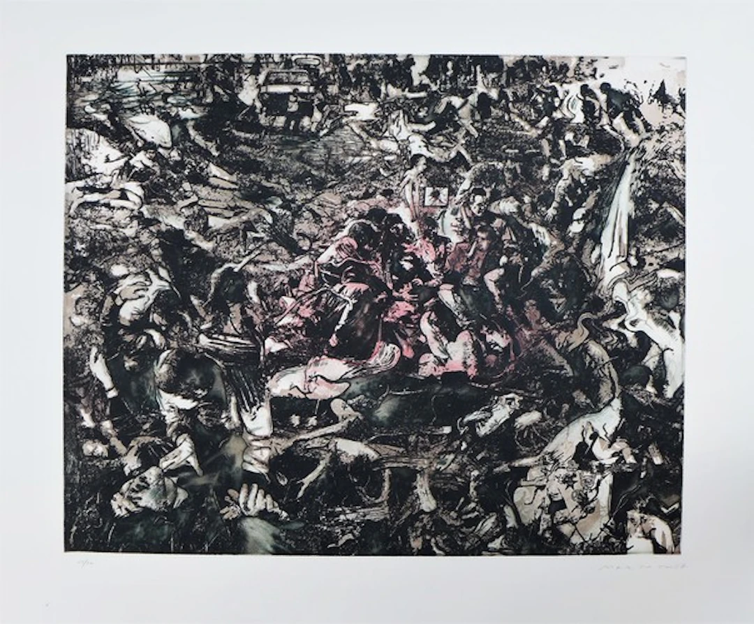 Fabian MARCACCIO - Sans Titre 5, 2007 - Eau -forte signée au crayon