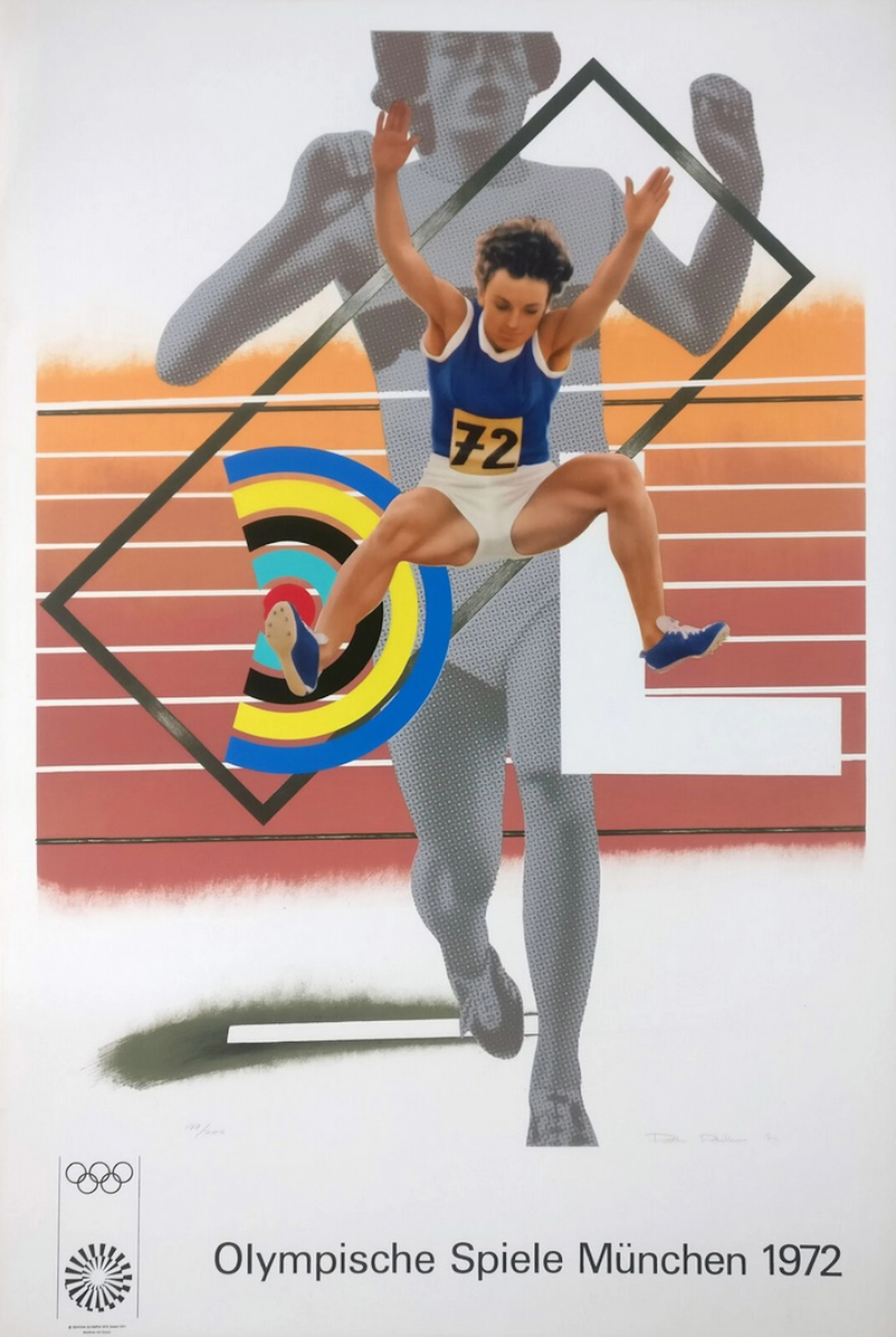 Peter PHILLIPS - Jeux Olympiques de Munich, 1972 - Affiche lithographie