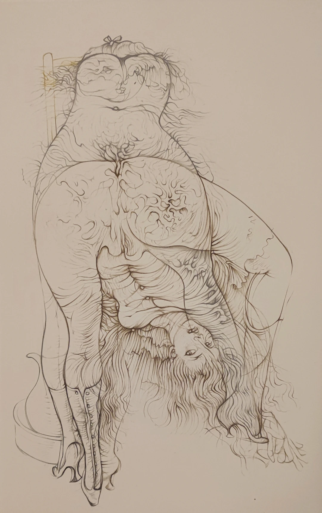 Hans BELLMER - La toilette ou L’envers vaut l’endroit, 1972 - Gravure