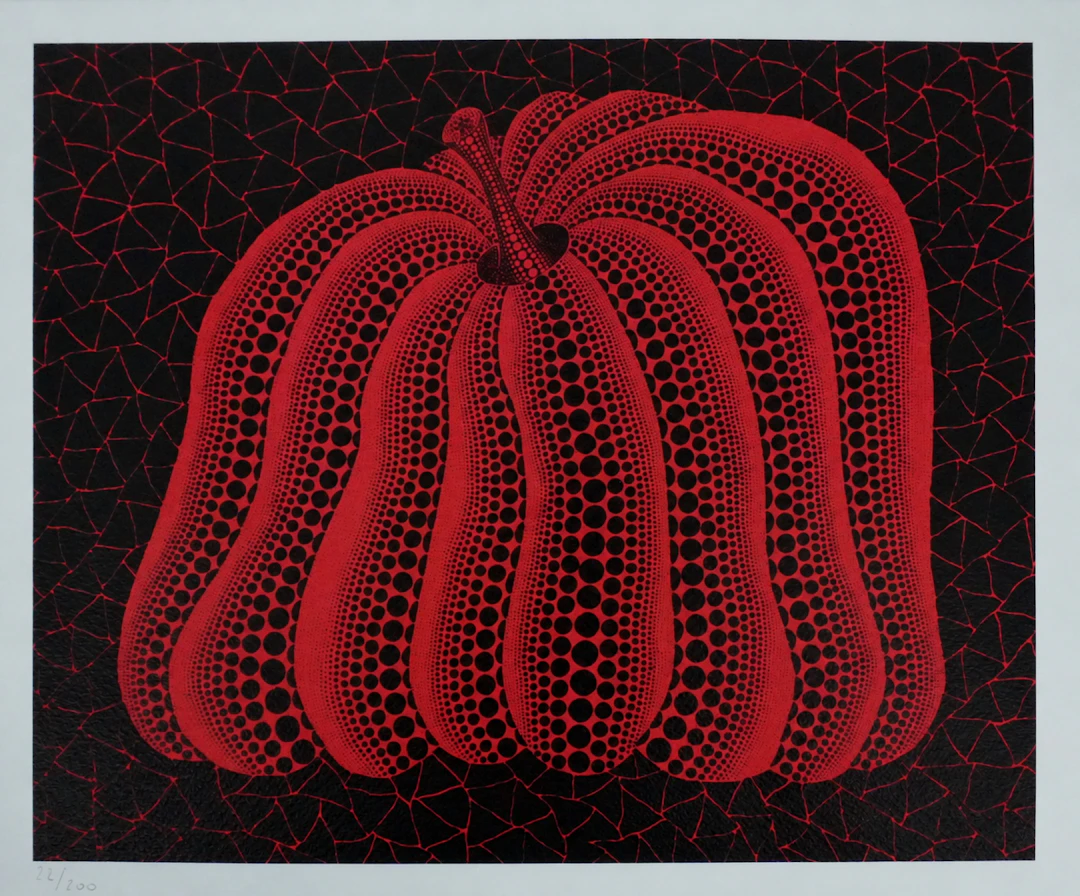 Yayoi Kusama - Red Pumpkin - Lithoghraphie originale
