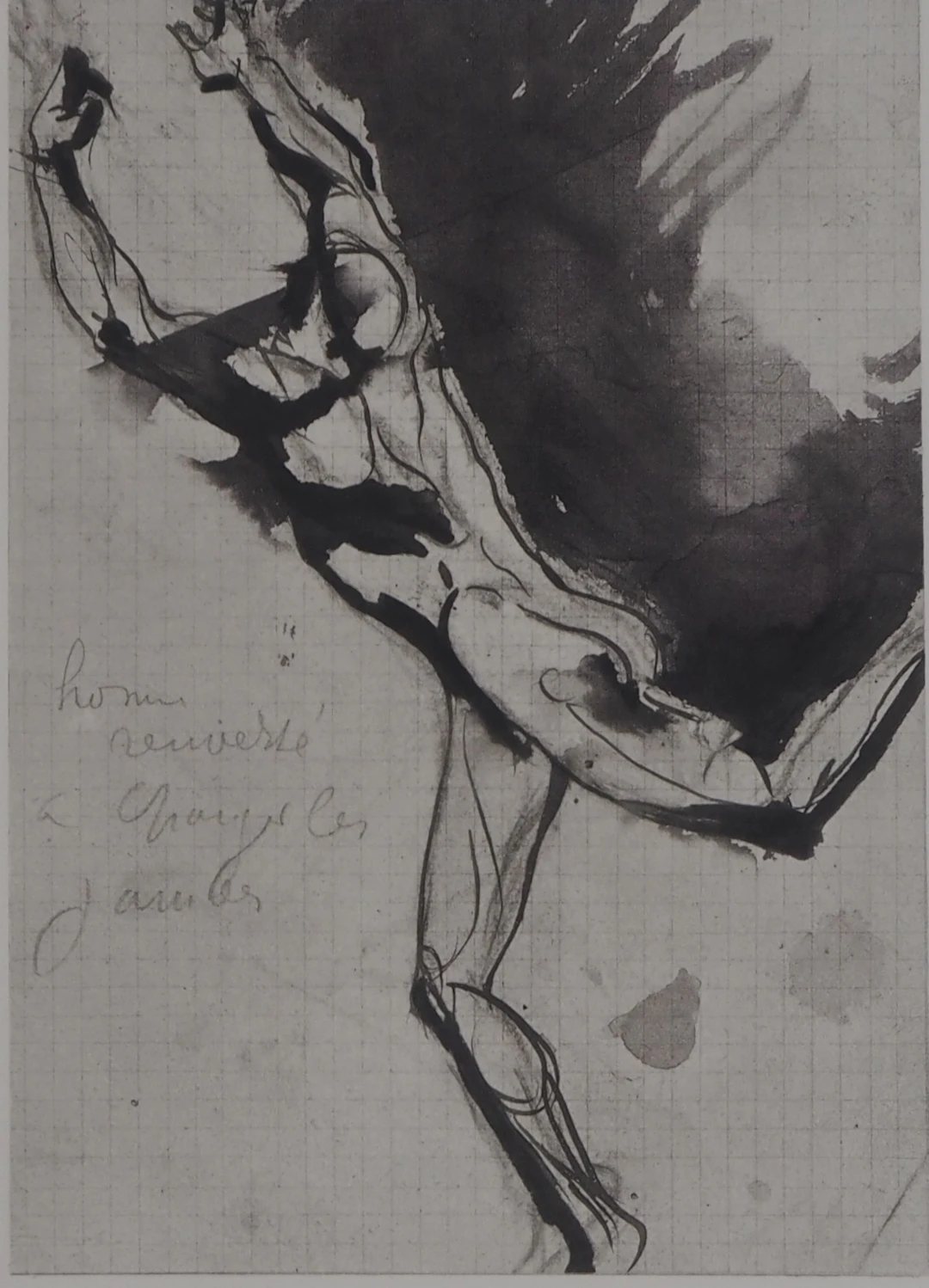 Auguste RODIN : L’envol, Gravure
