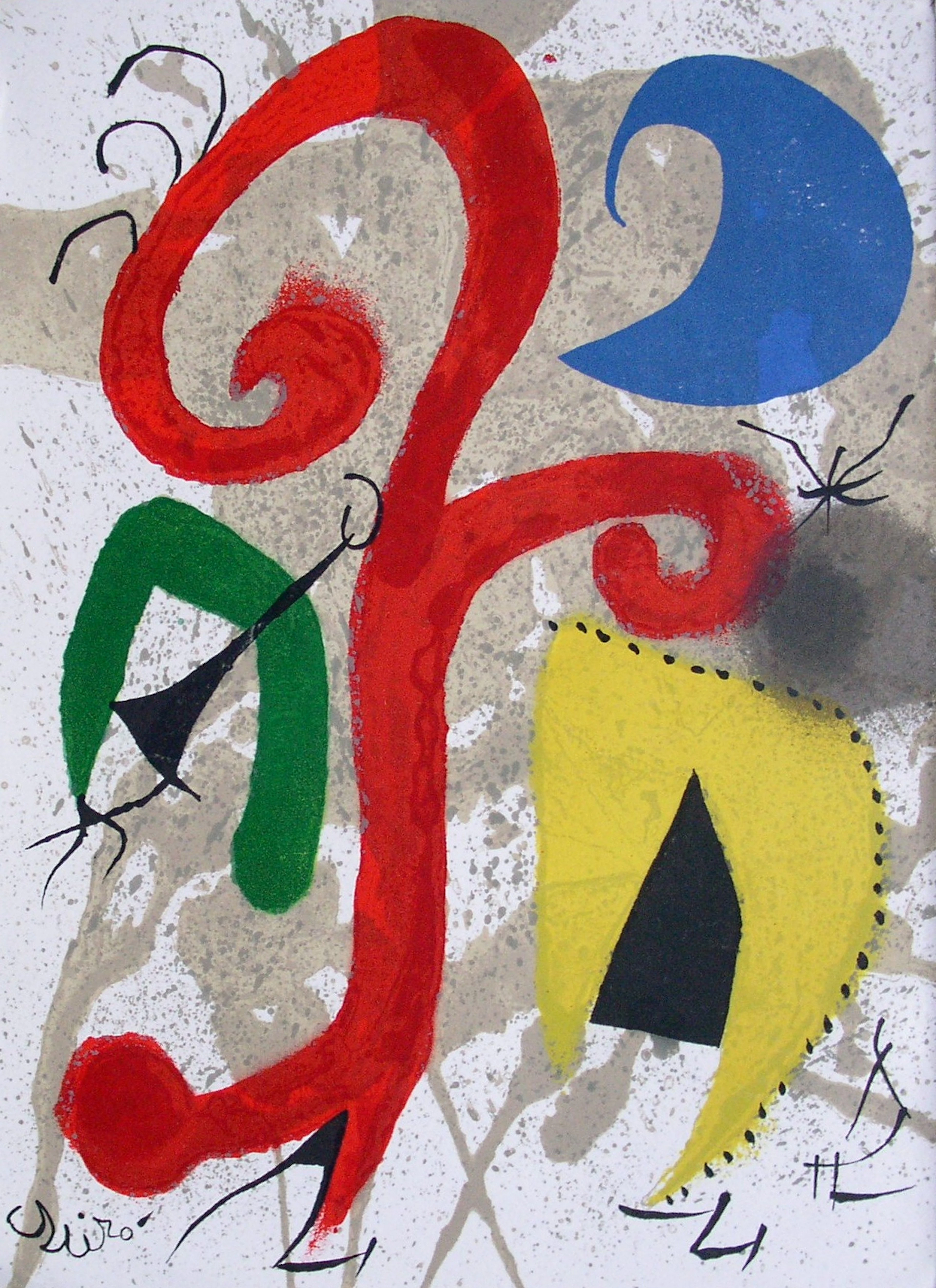Joan MIRO : Jardin au clair de lune - Lithographie originale signée