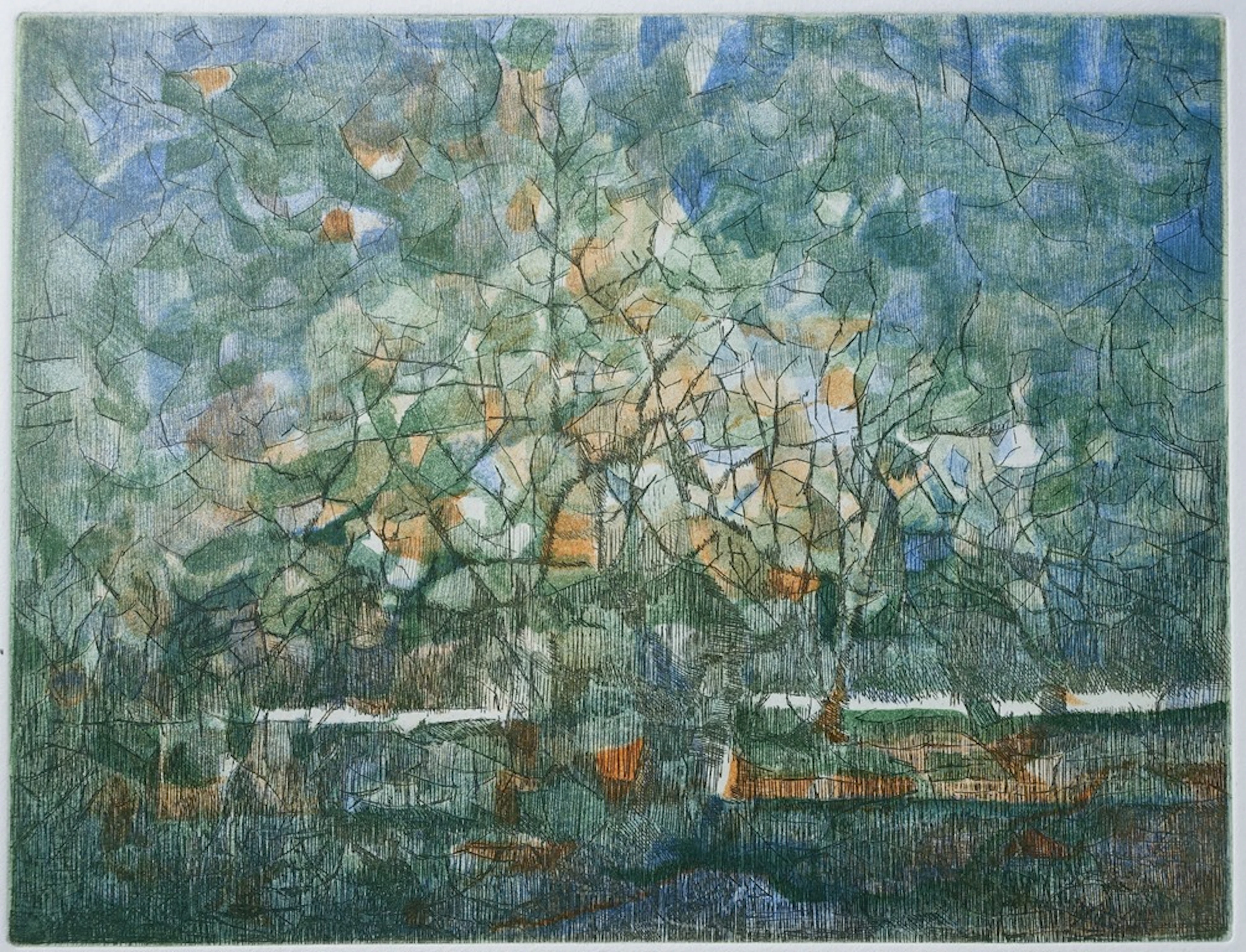 Enzo BRUNORI - L’arbre, 1992 - Lithographie Originale signée et numérotée
