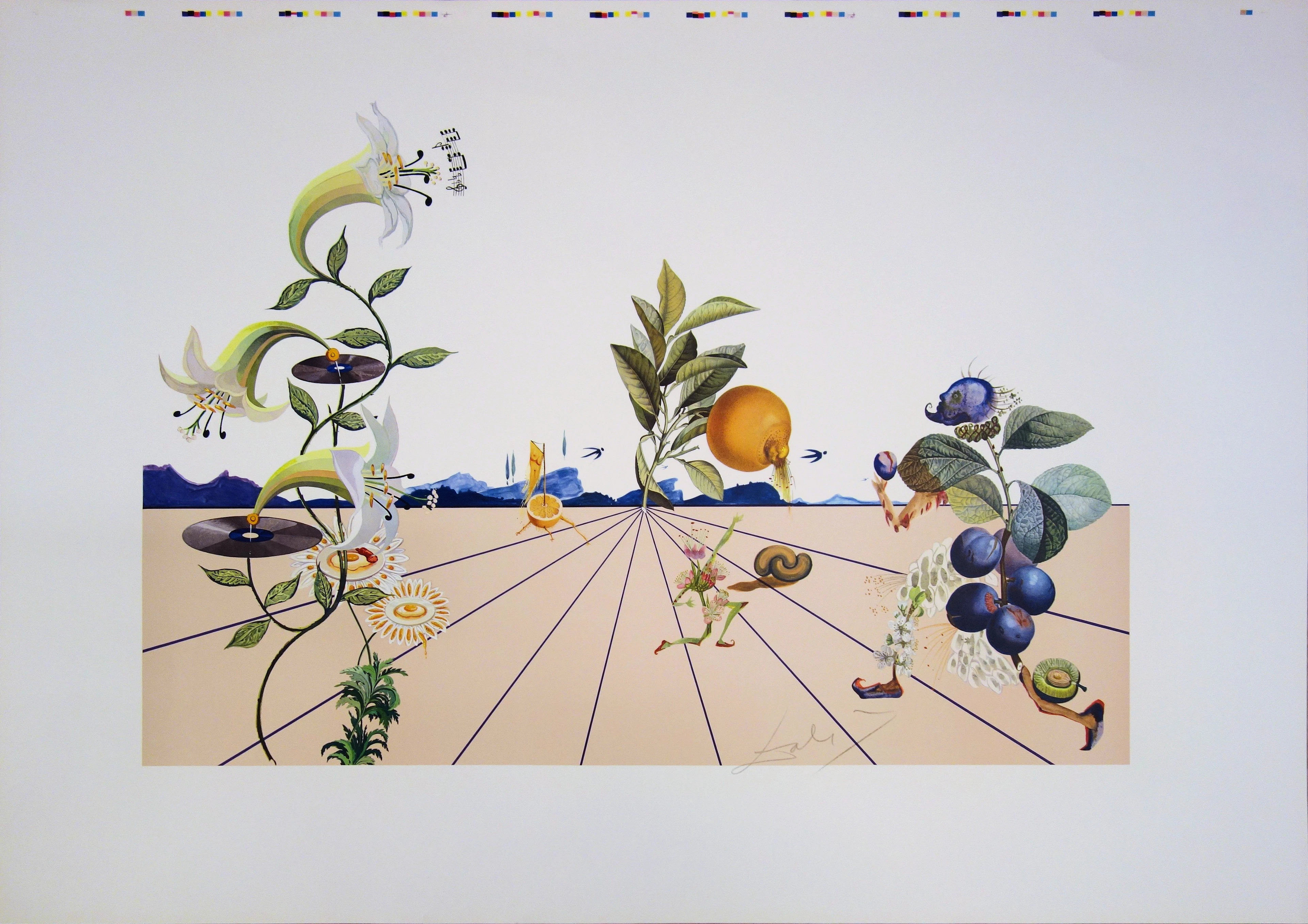 Salvador DALI : Flordali I - Lithographie originale signée