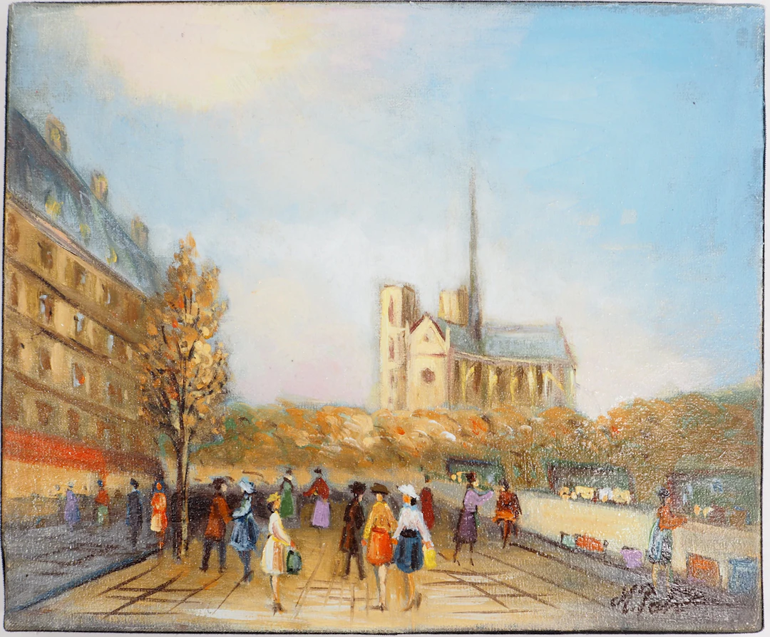 Michel PABOIS - Paris: les bouquinistes des quais et Notre Dame -