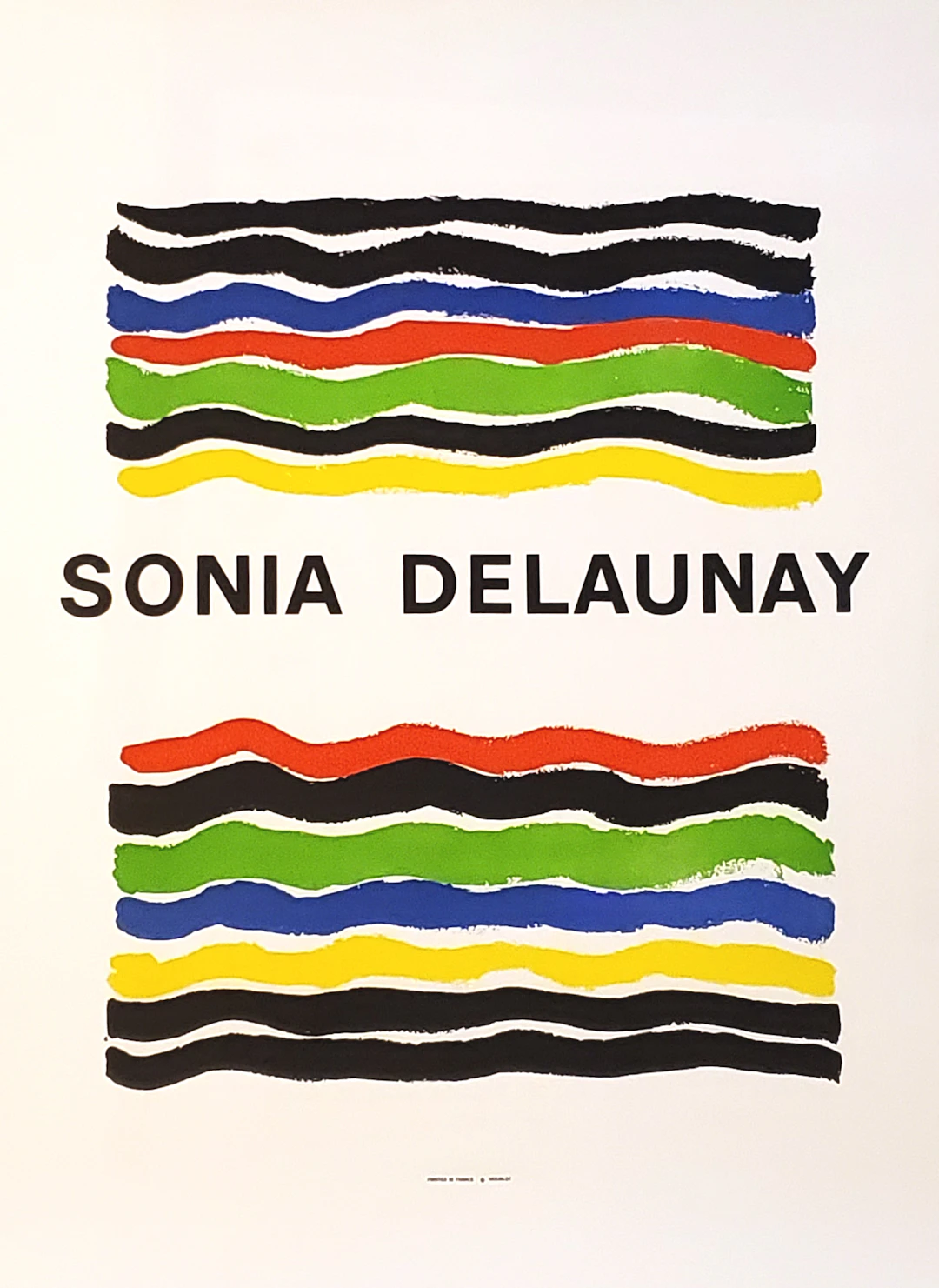 Sonia Delaunay - Avec moi-même - Lithographie 1970