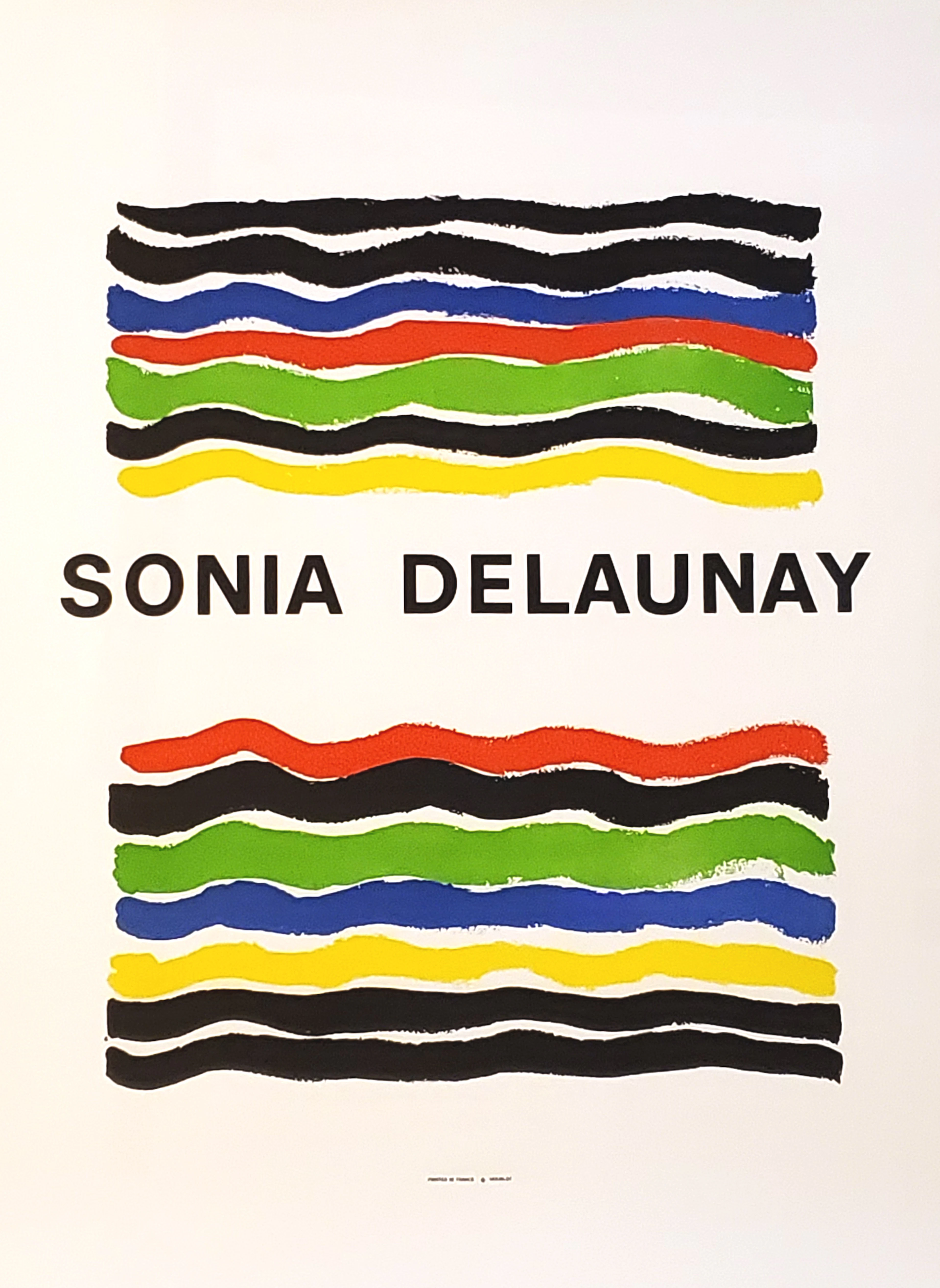 Sonia Delaunay - Avec moi-même - Lithographie 1970
