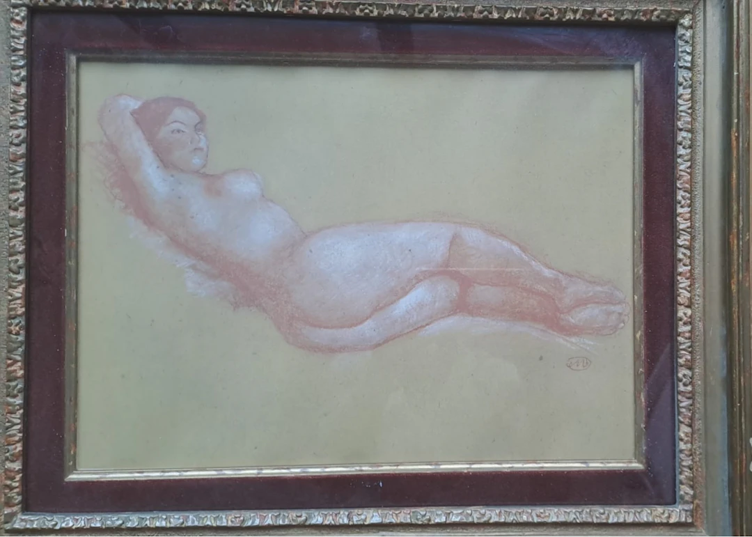 Aristide Maillol (d’après) - Nu de côté - Estampe monogrammée