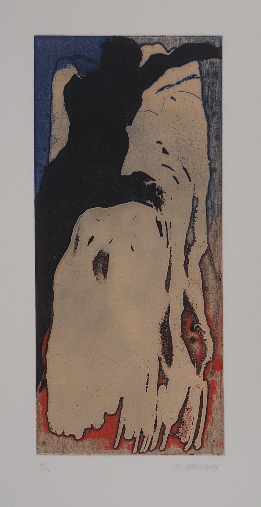 YUK : Figure surréaliste (Je sais qu’elle s’en va), 1991 - Gravure