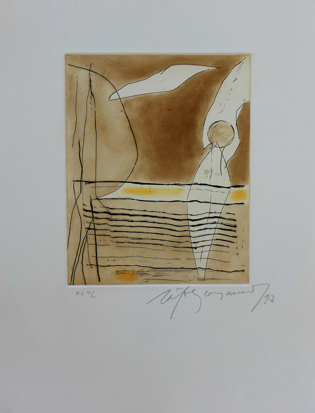 Alberto RAFOLS-CASAMADA - Finestres 3, 1993 - Gravure signée au crayon