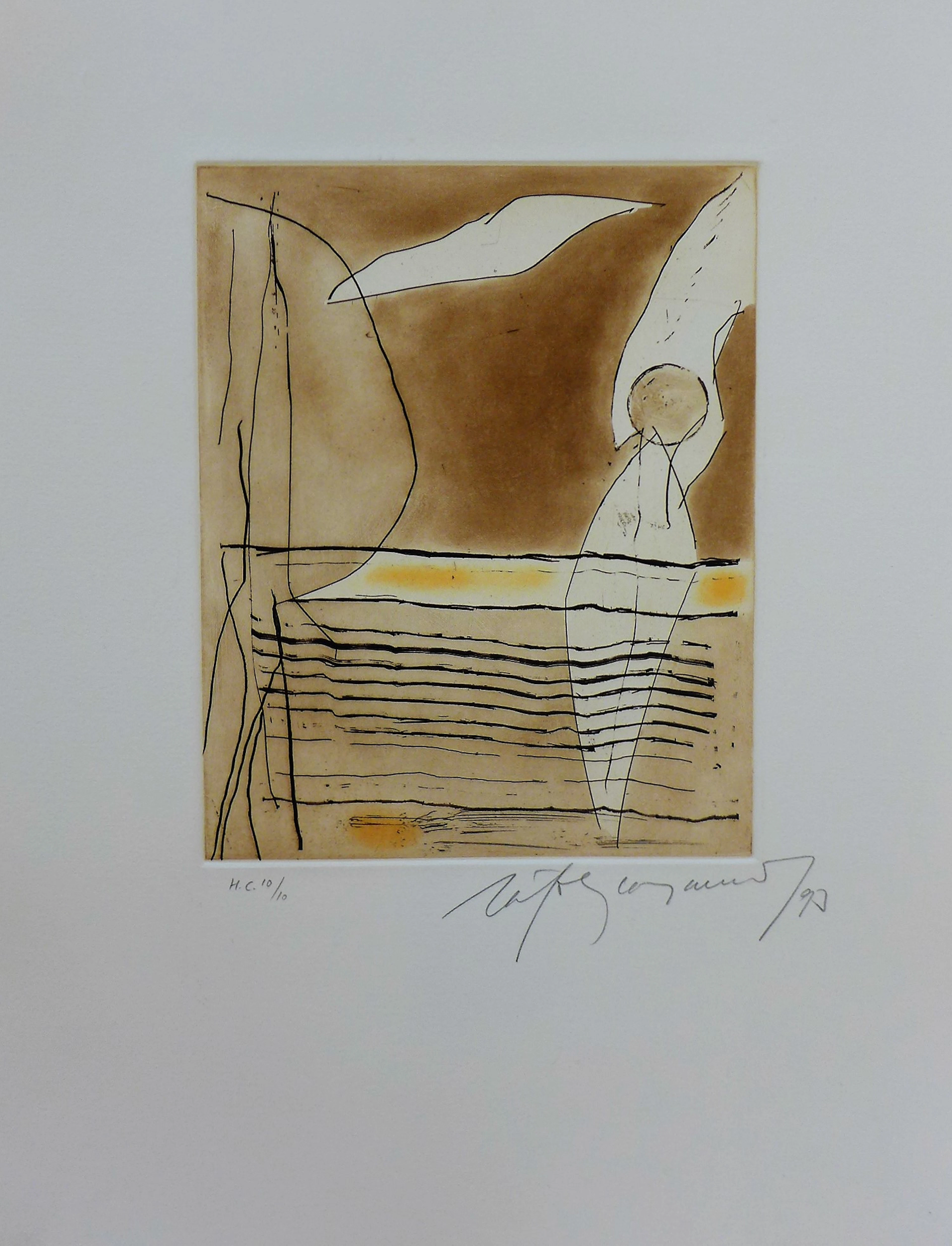 Alberto RAFOLS-CASAMADA - Finestres 3, 1993 - Gravure signée au crayon