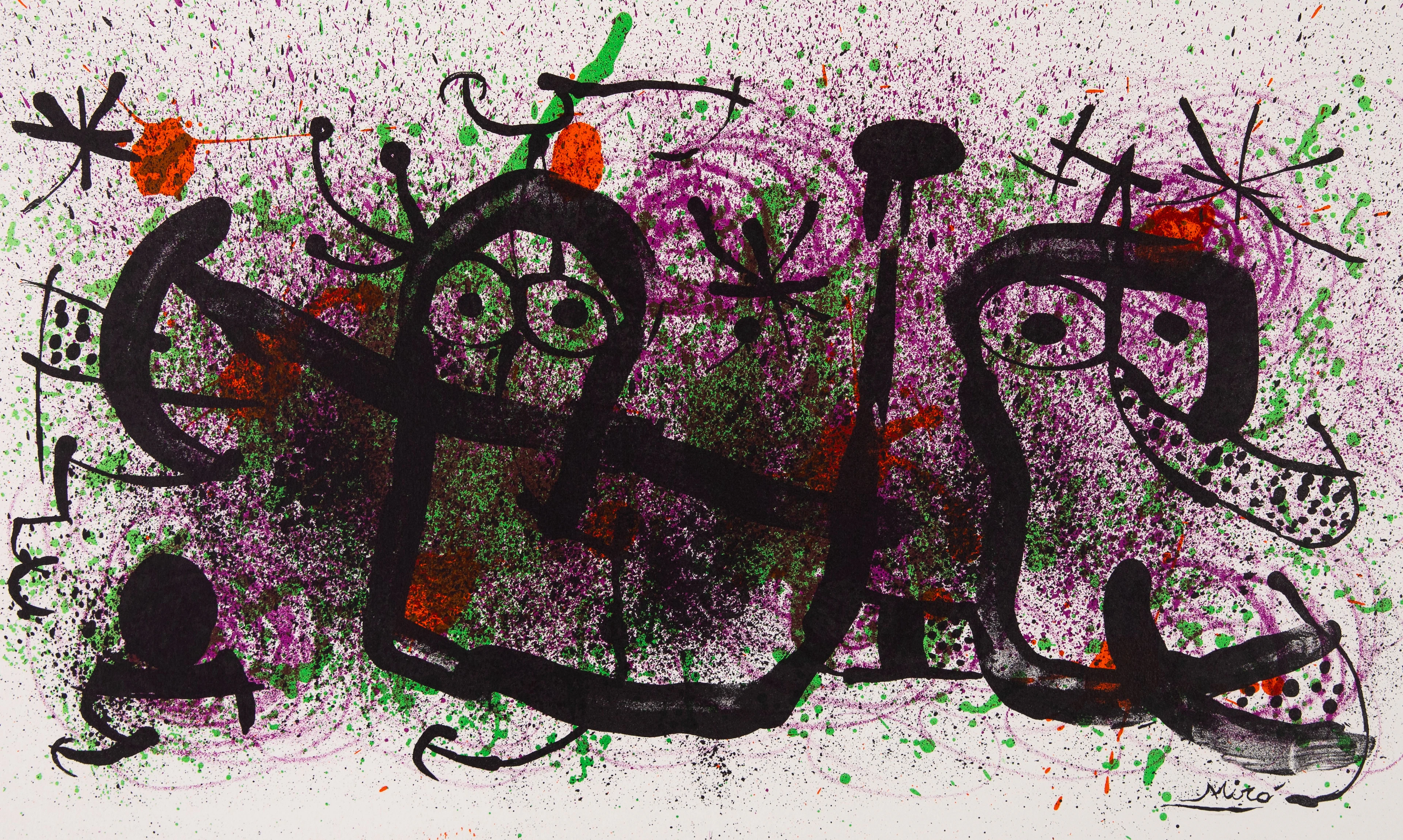 Joan MIRO : Ma de Proverbis - Lithographie originale signée