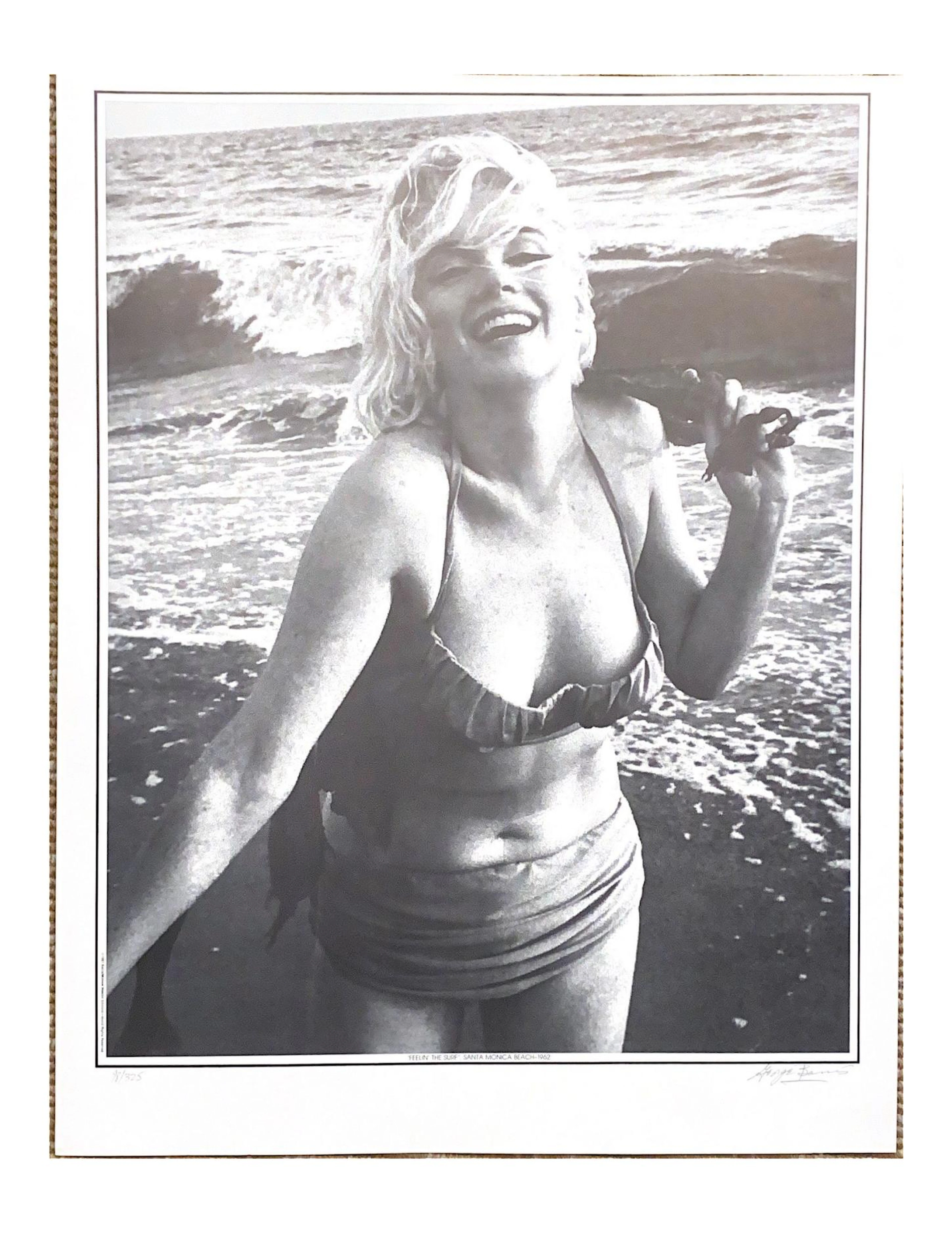 George Barris - Feelin the Surf, Santa Monica Beach - Photolithographie