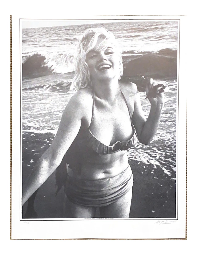 George Barris - Feelin the Surf, Santa Monica Beach - Photolithographie